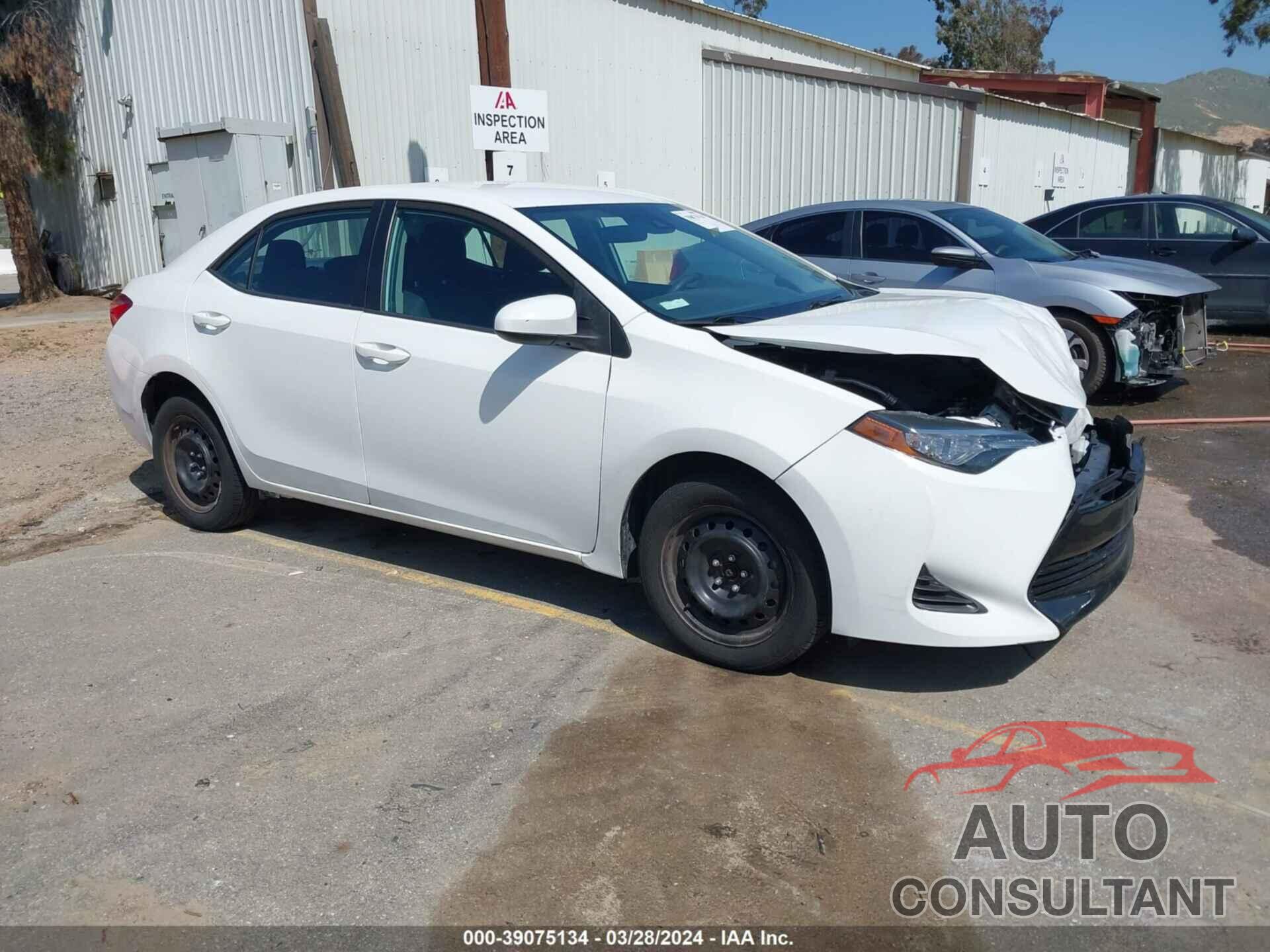 TOYOTA COROLLA 2019 - 5YFBURHE0KP938266