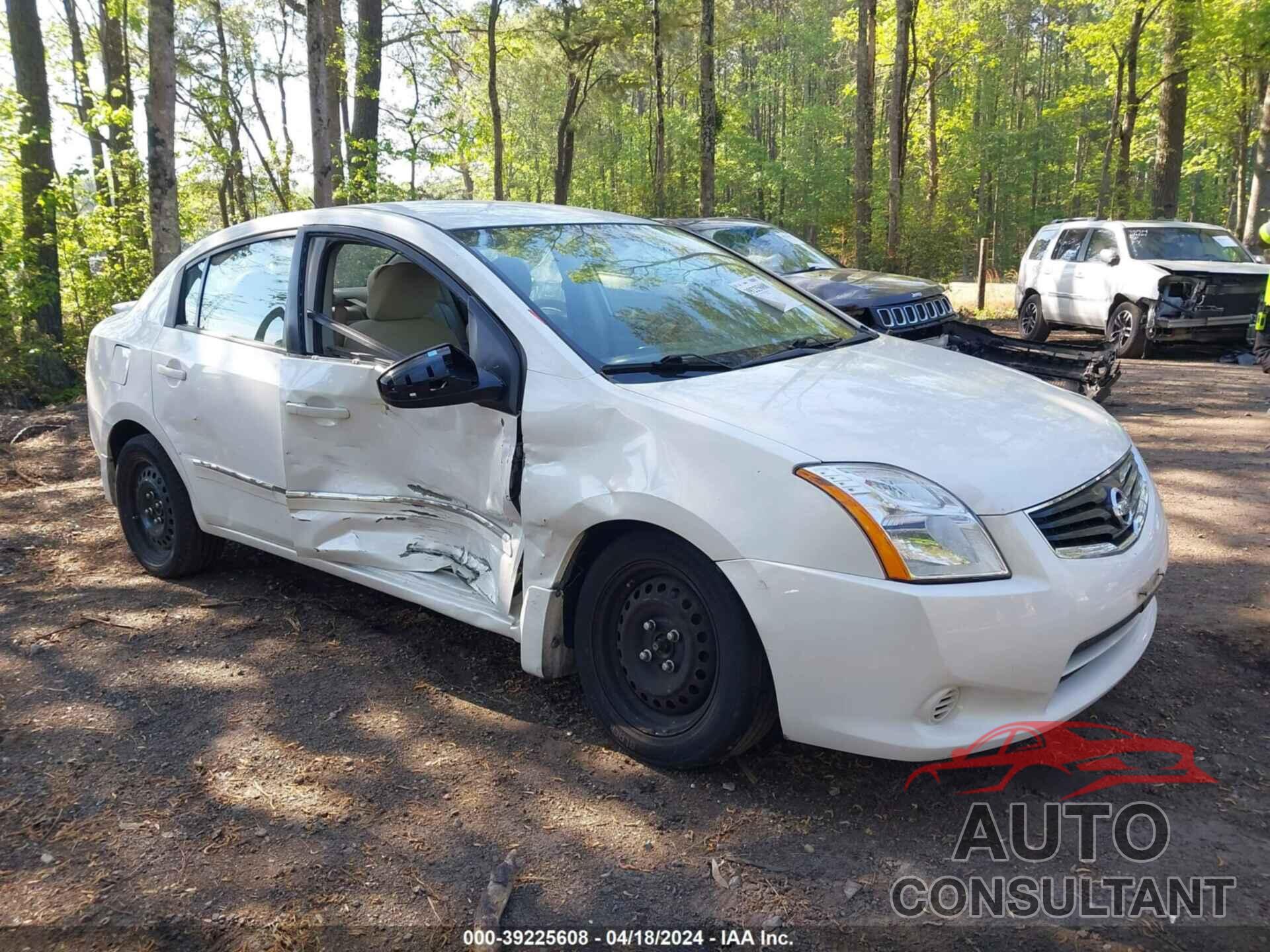 NISSAN SENTRA 2012 - 3N1AB6APXCL761402