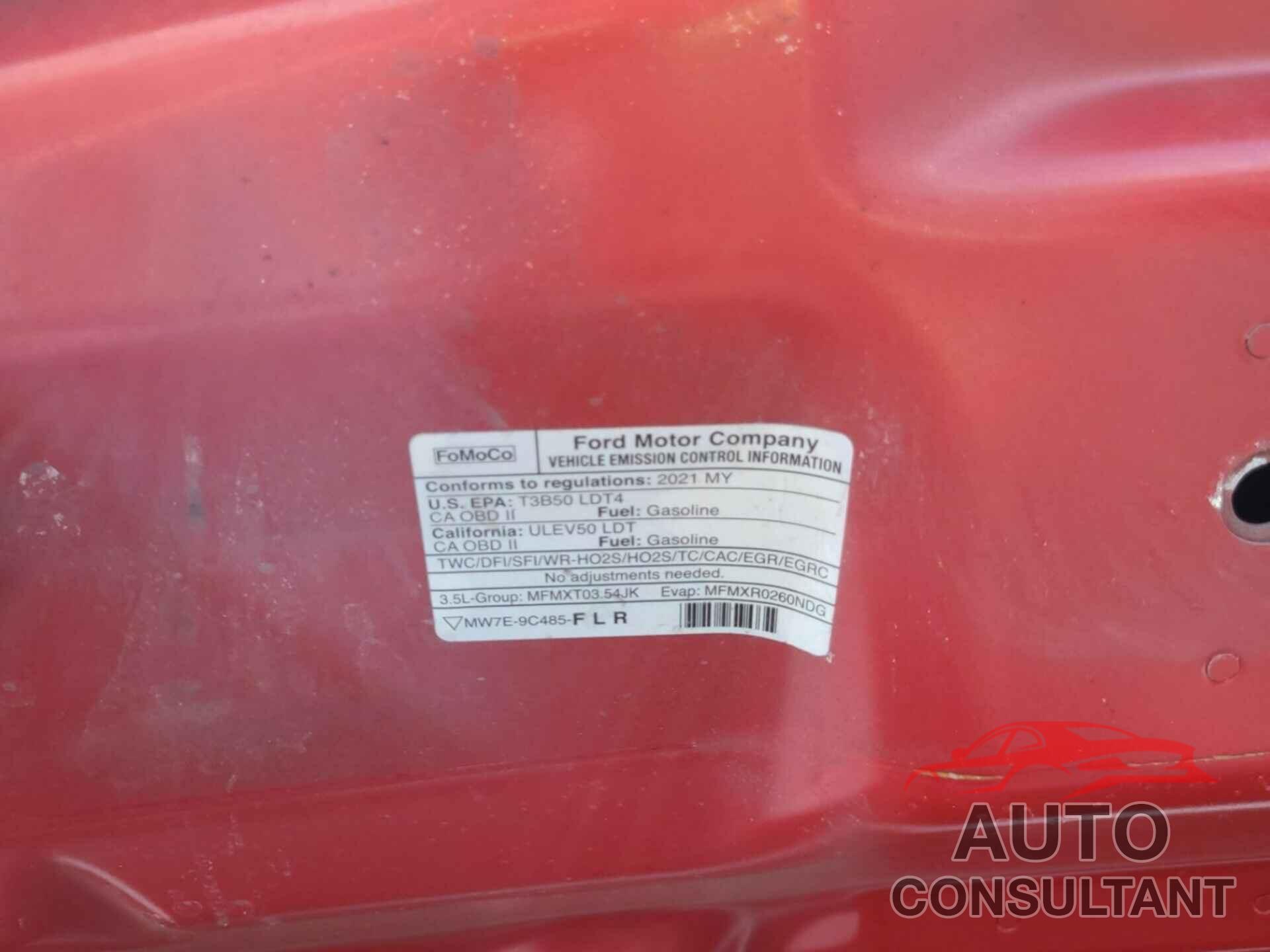 FORD F-150 2021 - 1FTEX1C81MKE57421