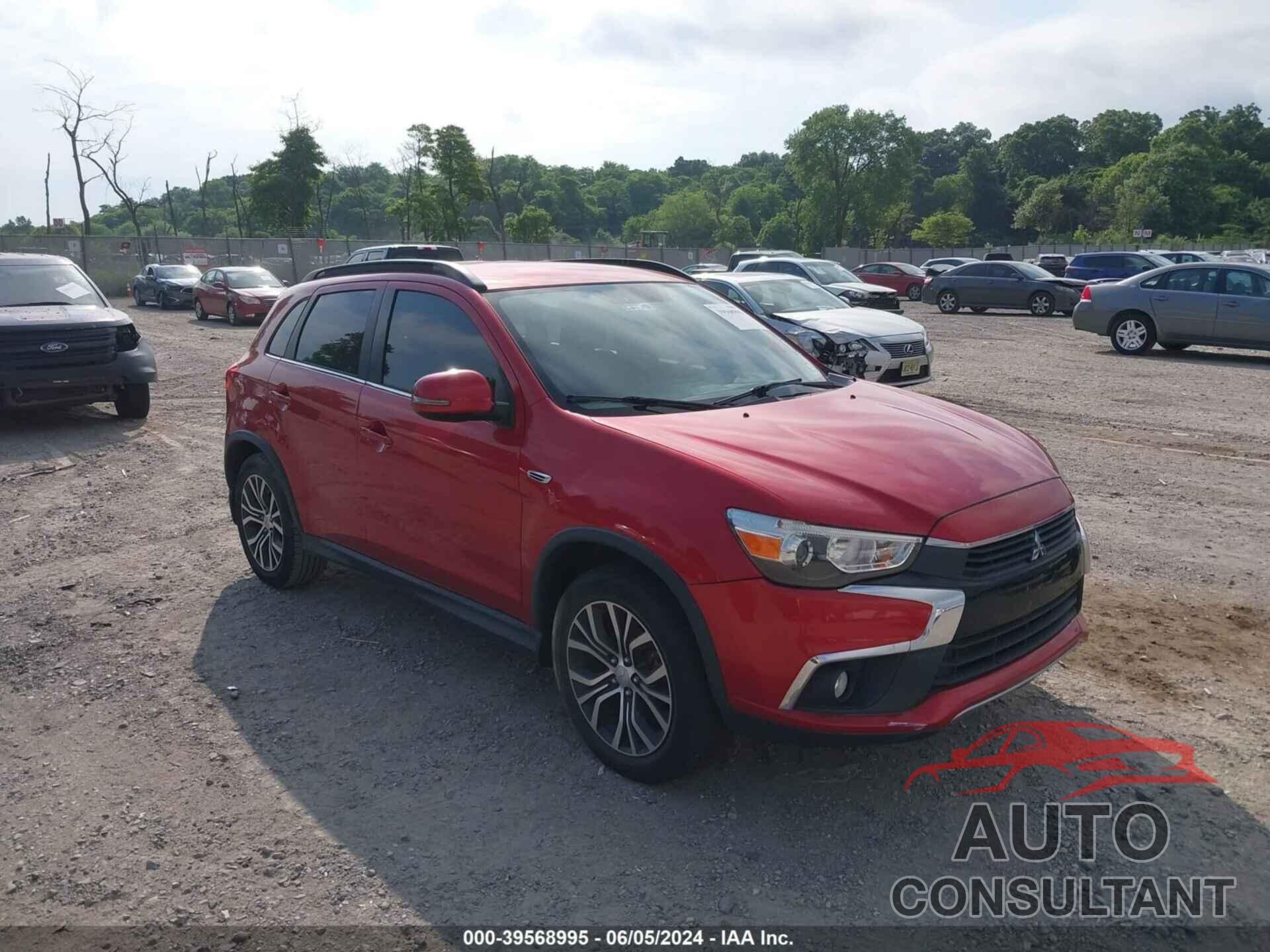 MITSUBISHI OUTLANDER SPORT 2016 - JA4AP4AWXGZ052729