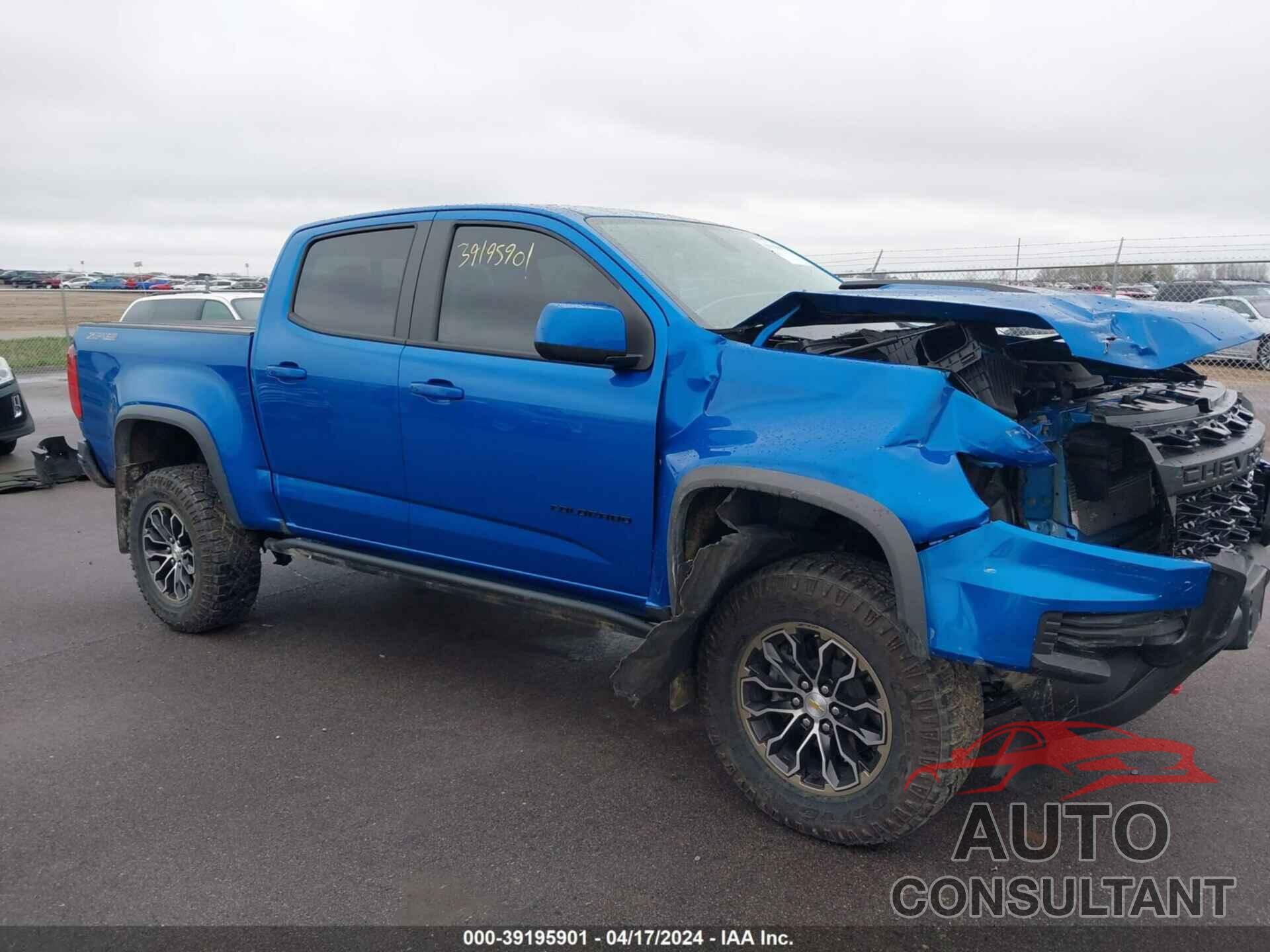 CHEVROLET COLORADO 2022 - 1GCGTEEN6N1299938