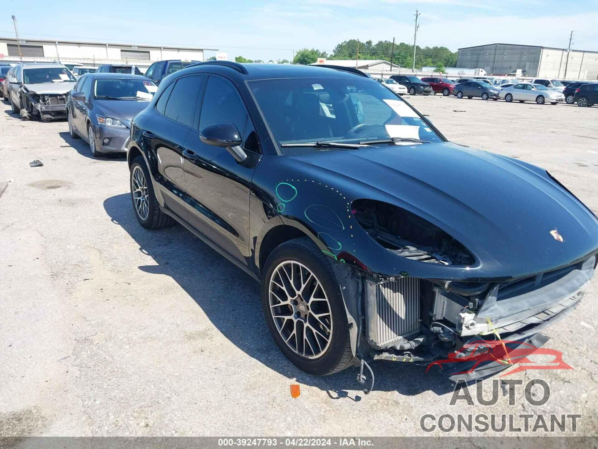 PORSCHE MACAN 2016 - WP1AB2A57GLB40610