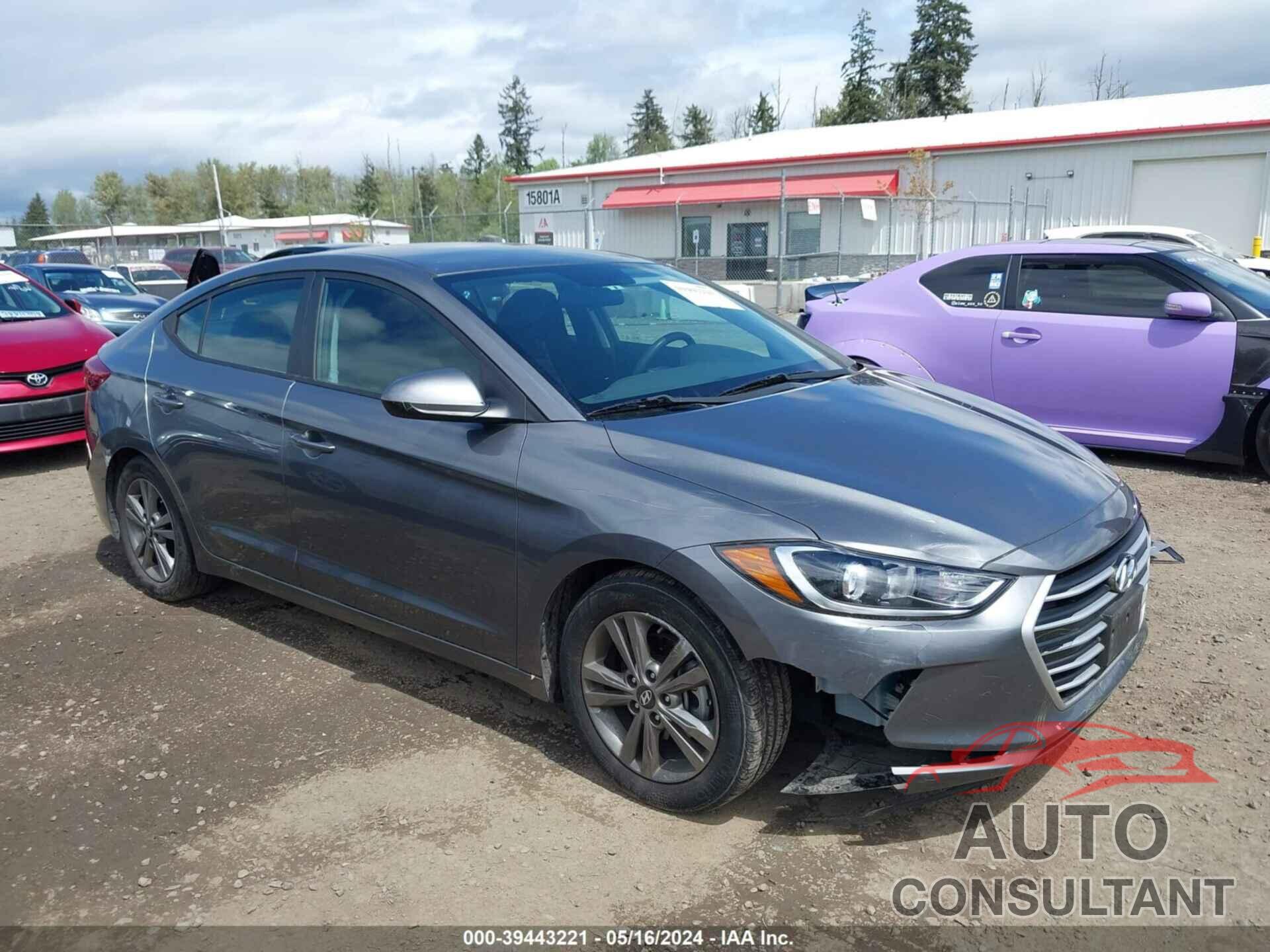 HYUNDAI ELANTRA 2018 - 5NPD84LF6JH369659