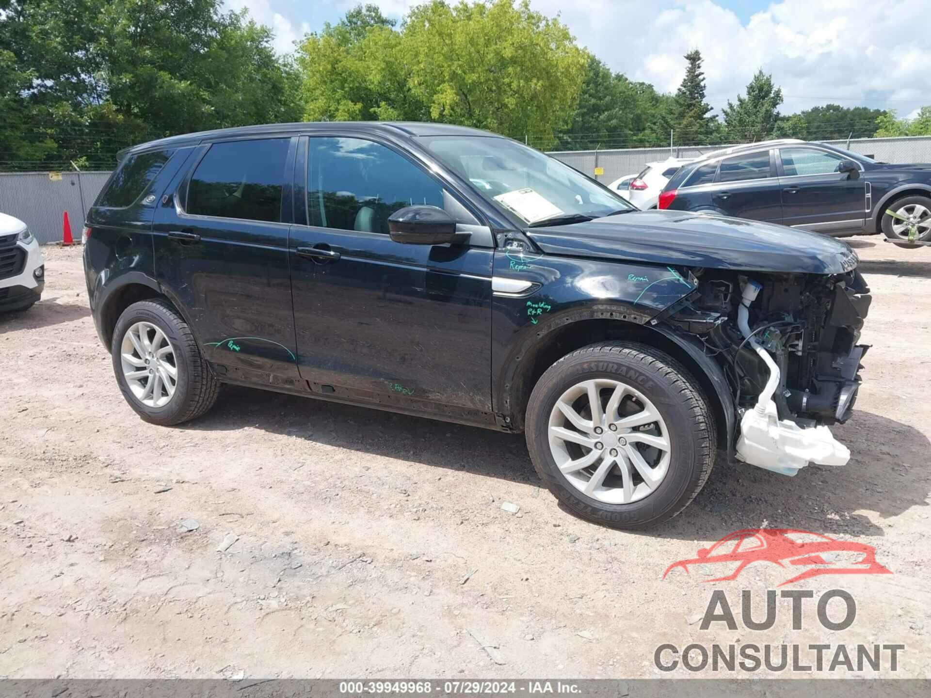 LAND ROVER DISCOVERY SPORT 2017 - SALCR2BG3HH674173