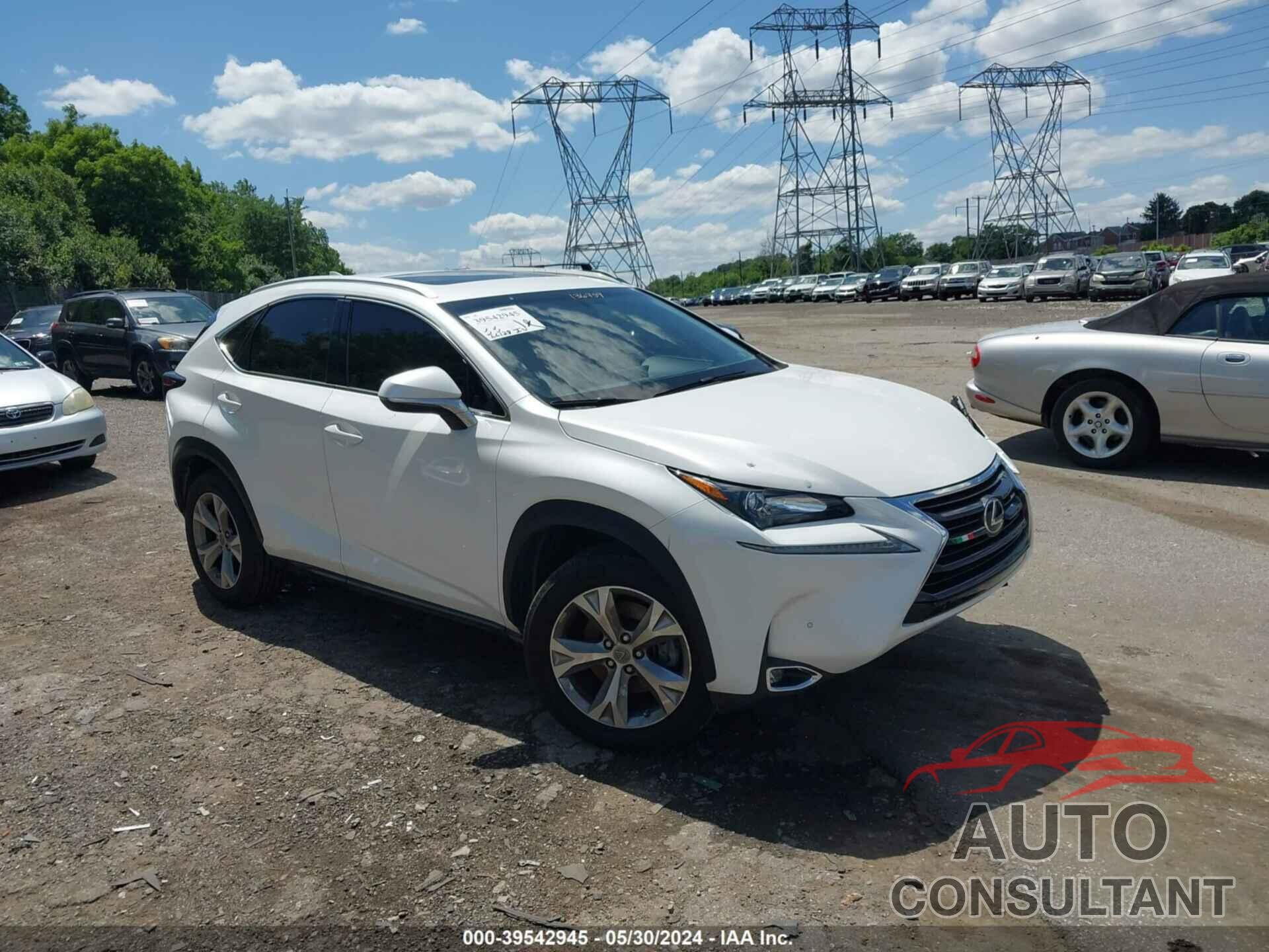 LEXUS NX 200T 2017 - JTJBARBZ0H2136759