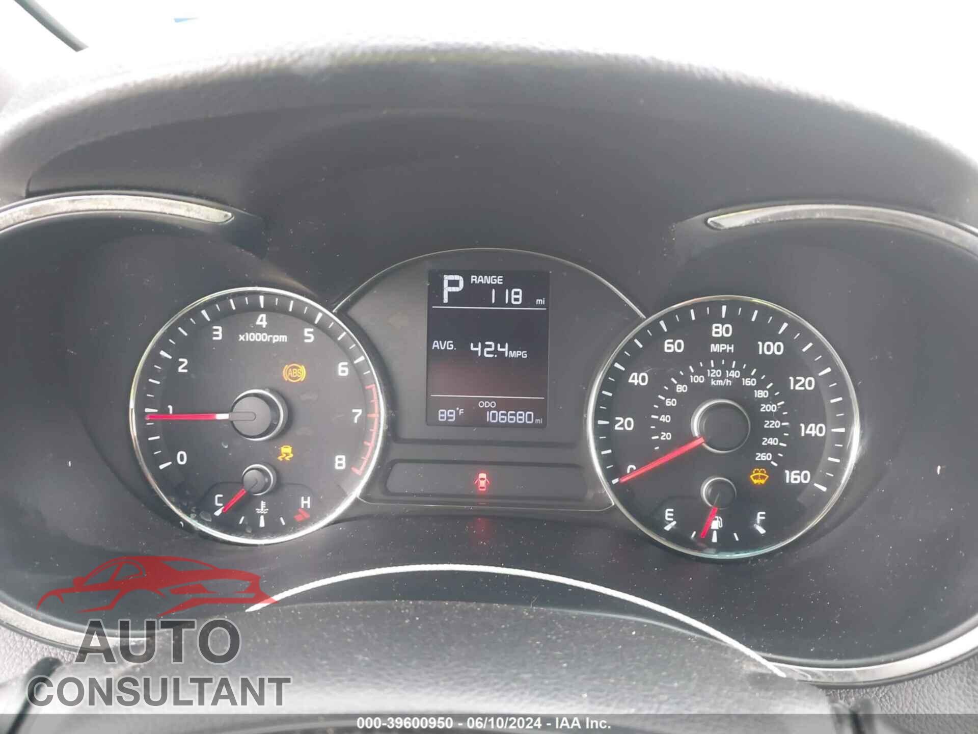 KIA FORTE 2017 - 3KPFK4A73HE024237