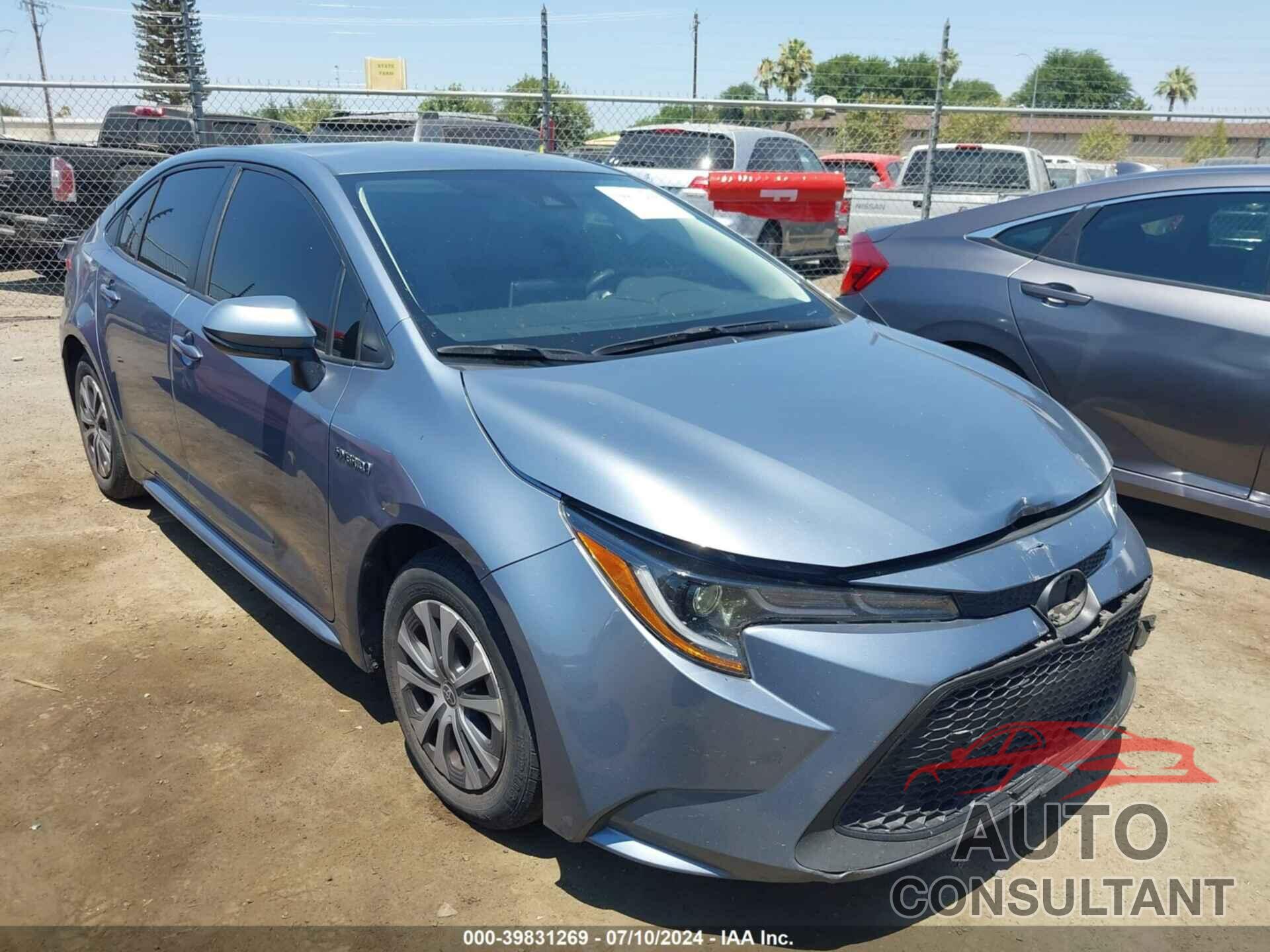 TOYOTA COROLLA 2021 - JTDEAMDE9MJ019033