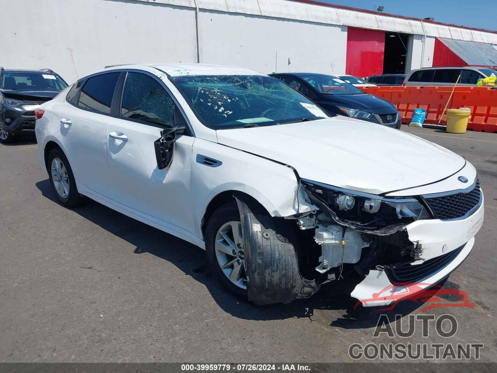 KIA OPTIMA 2016 - KNAGT4L30G5107014