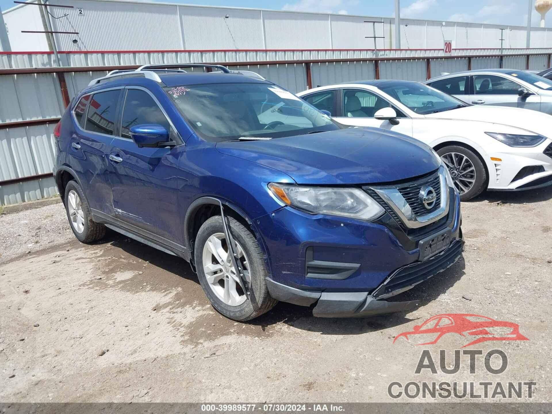 NISSAN ROGUE 2017 - KNMAT2MT3HP534706