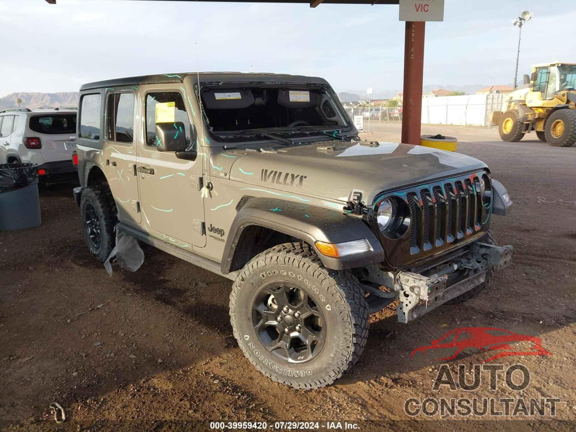 JEEP WRANGLER UNLIMITED 2022 - 1C4HJXDG4NW278145