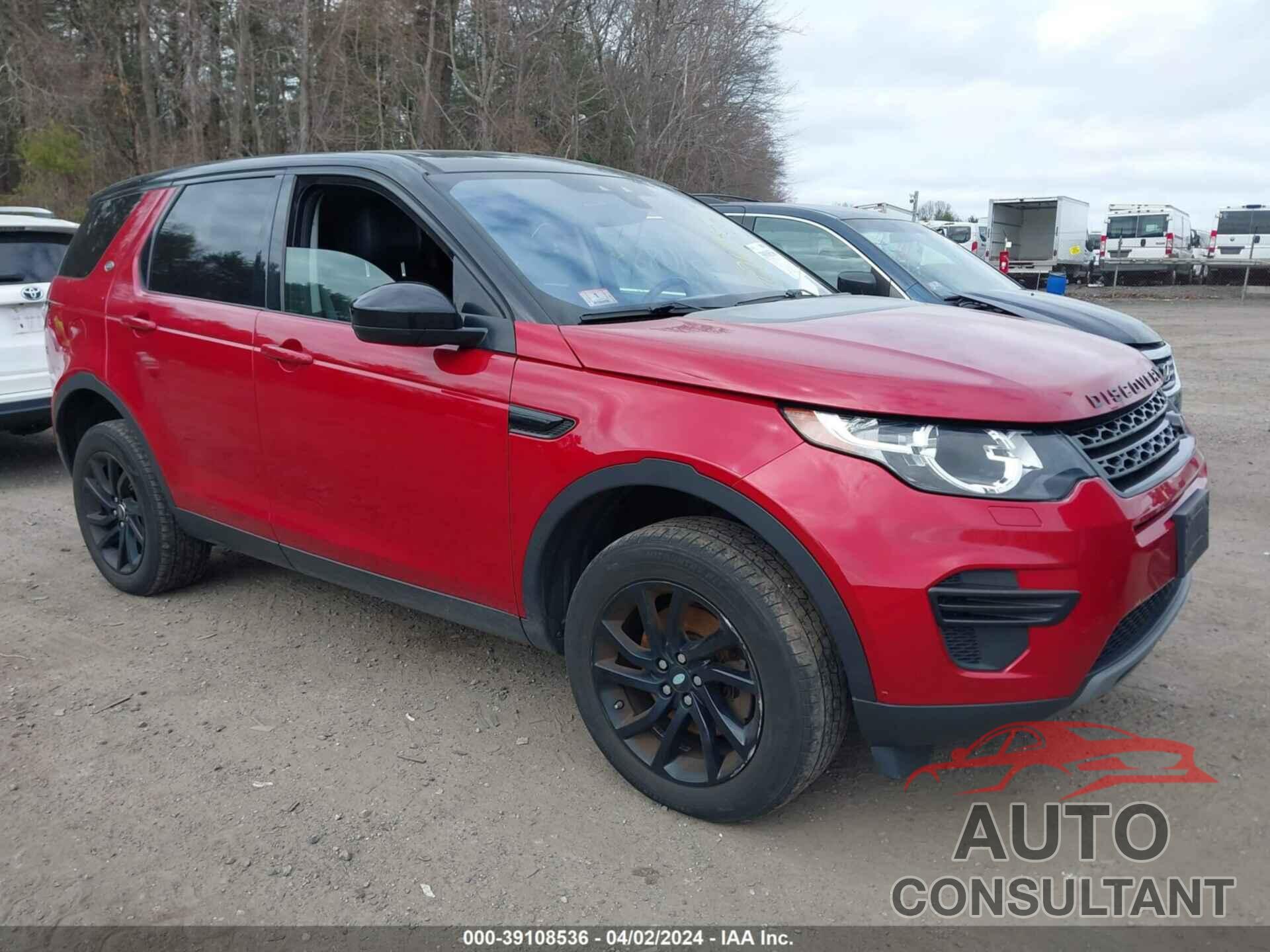 LAND ROVER DISCOVERY SPORT 2019 - SALCP2FX6KH788837