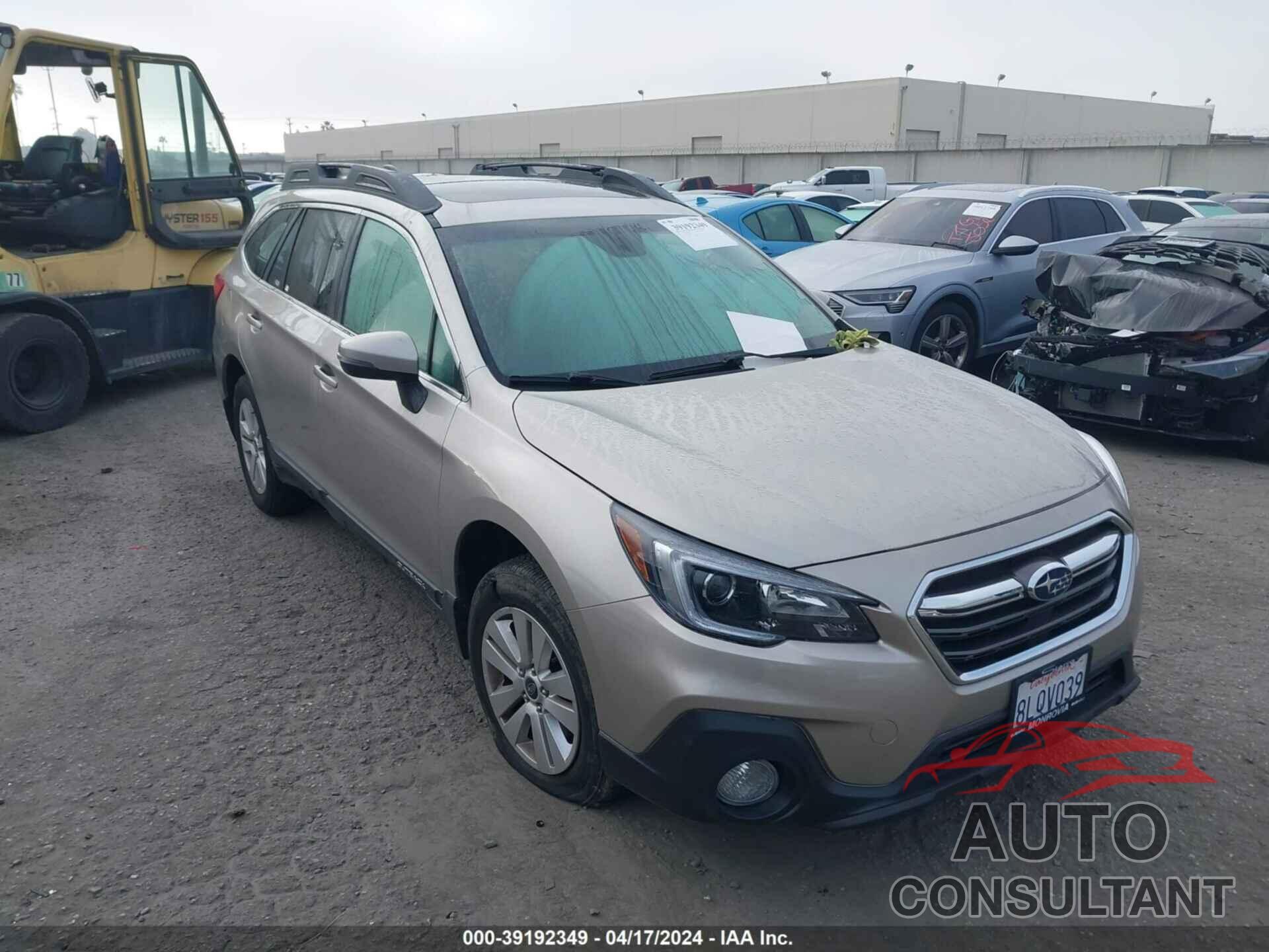 SUBARU OUTBACK 2019 - 4S4BSAHC2K3366577