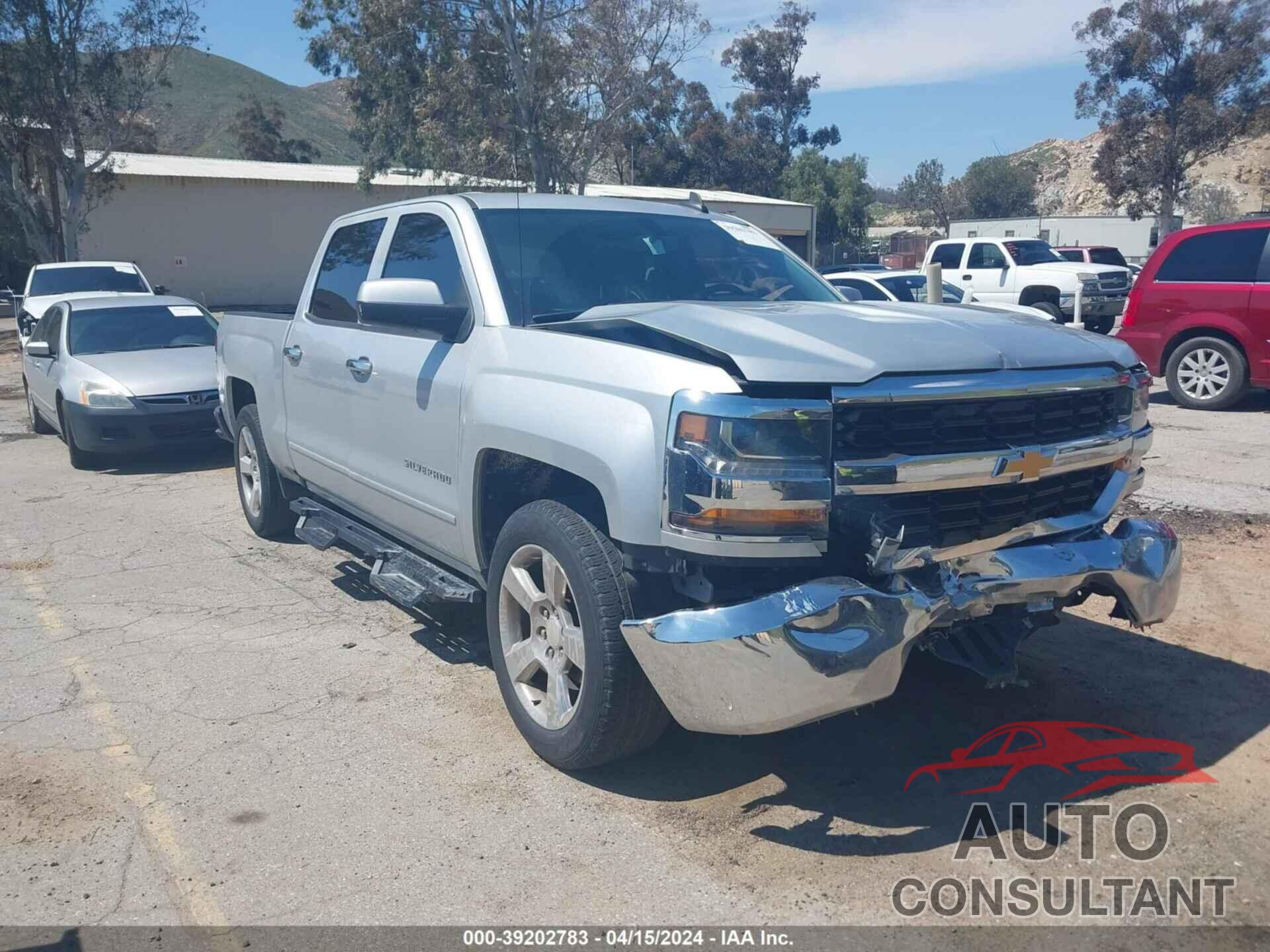 CHEVROLET SILVERADO 1500 2017 - 3GCPCREH2HG141975