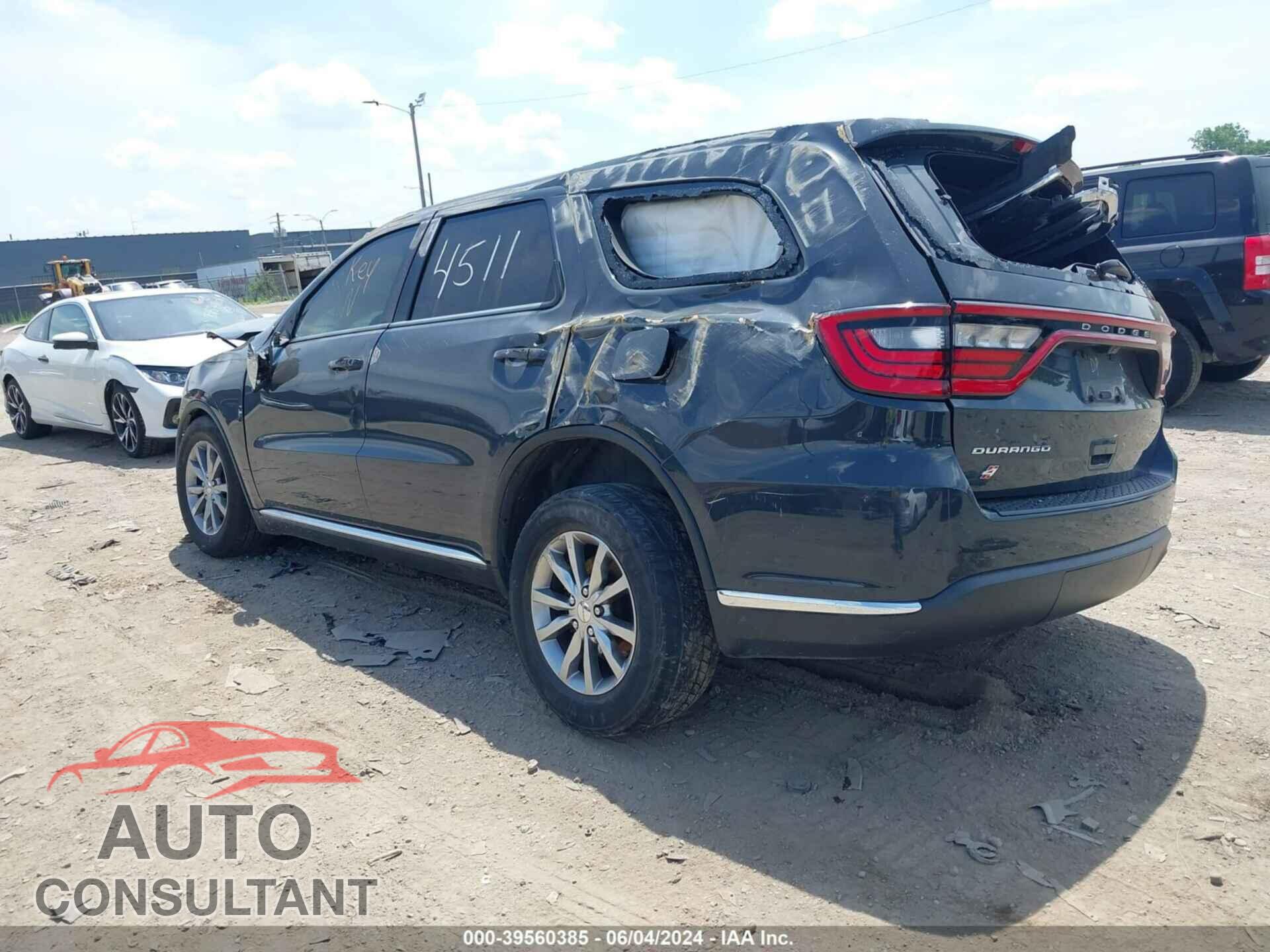 DODGE DURANGO 2018 - 1C4RDJAG7JC224511