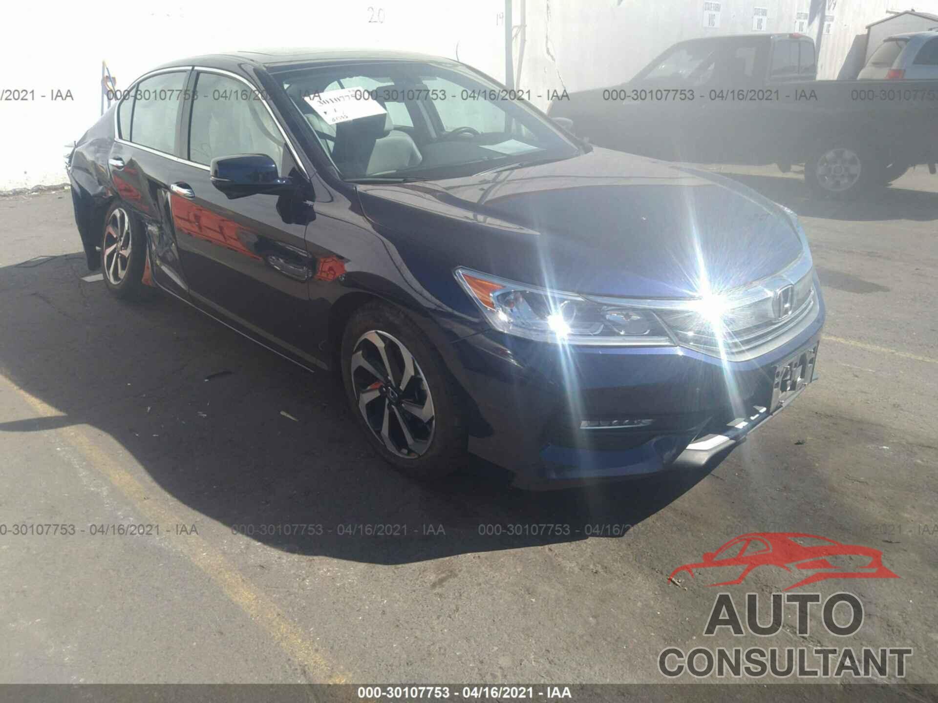 HONDA ACCORD SEDAN 2016 - 1HGCR2F81GA219180