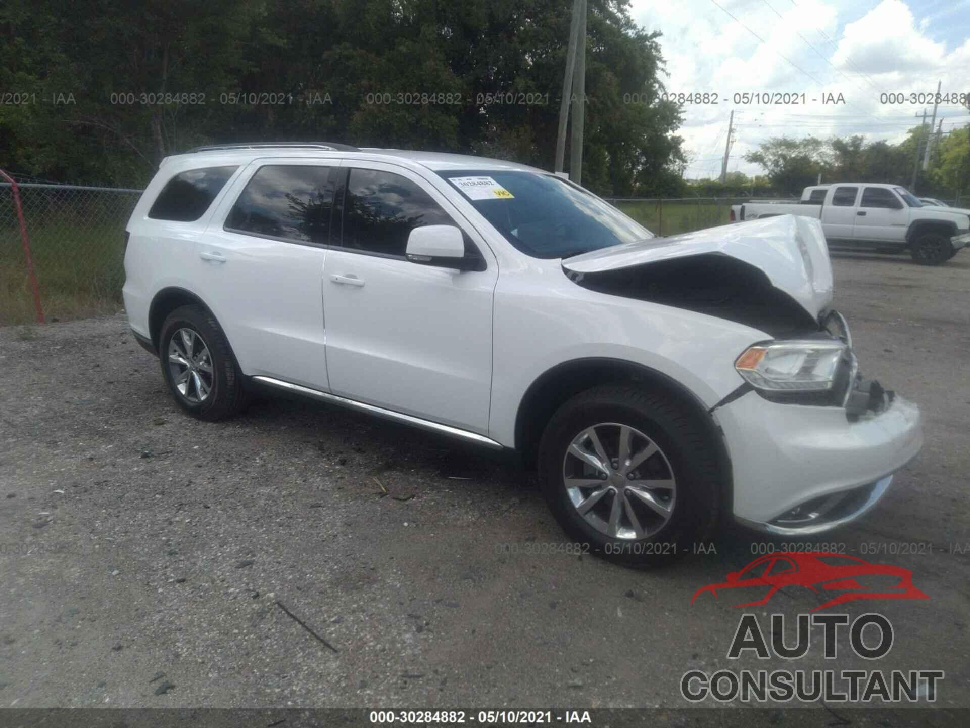 DODGE DURANGO 2016 - 1C4RDHDG8GC361275