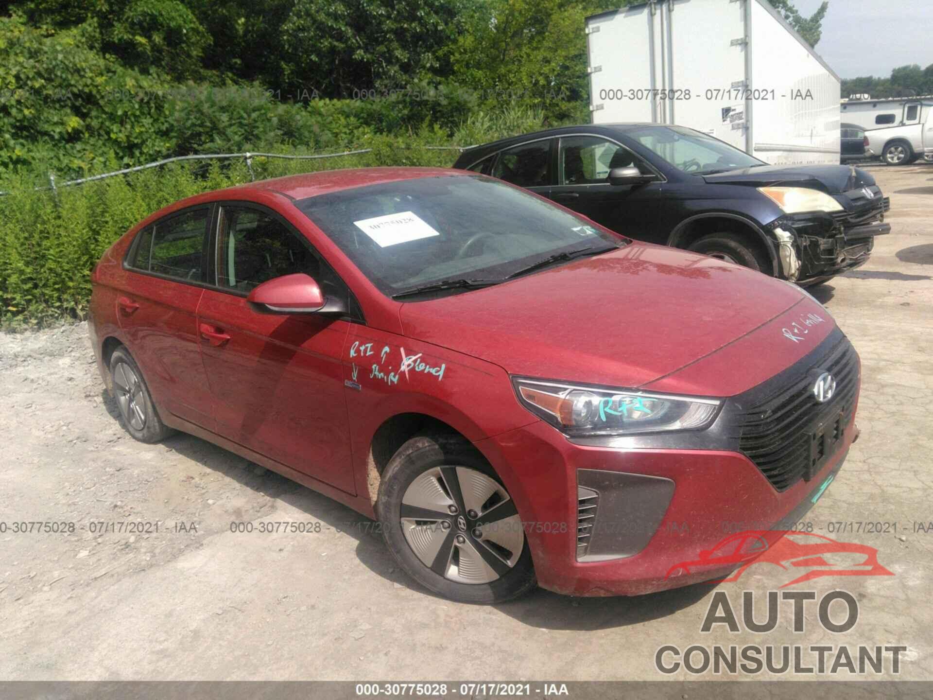 HYUNDAI IONIQ HYBRID 2019 - KMHC65LC2KU128357