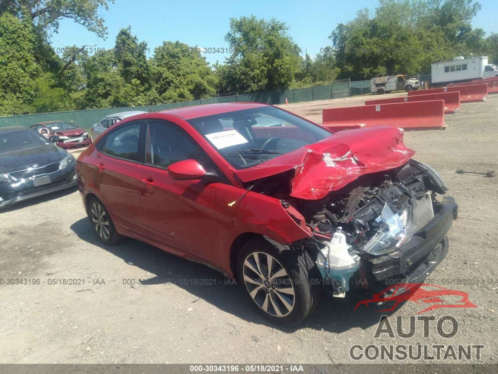 HYUNDAI ACCENT 2017 - KMHCT4AE6HU277726