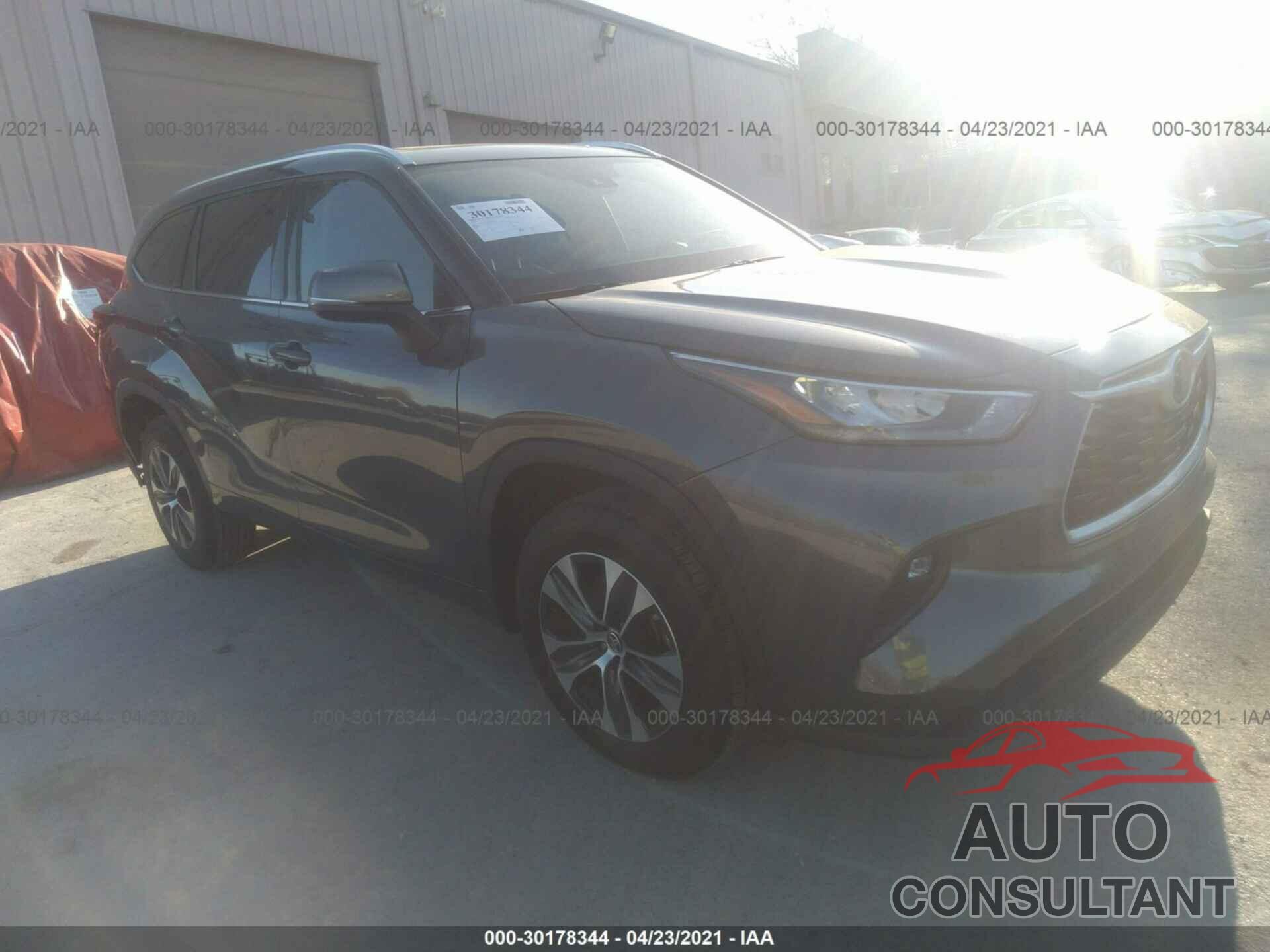 TOYOTA HIGHLANDER 2020 - 5TDGZRAH4LS006205