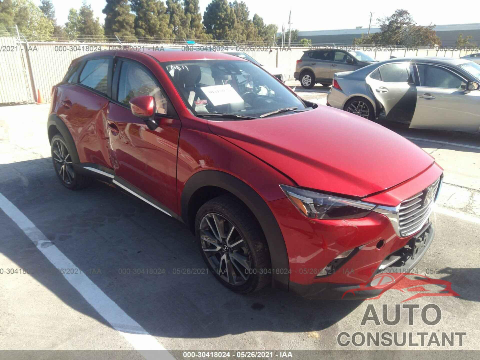 MAZDA CX-3 2016 - JM1DKBD75G0114911