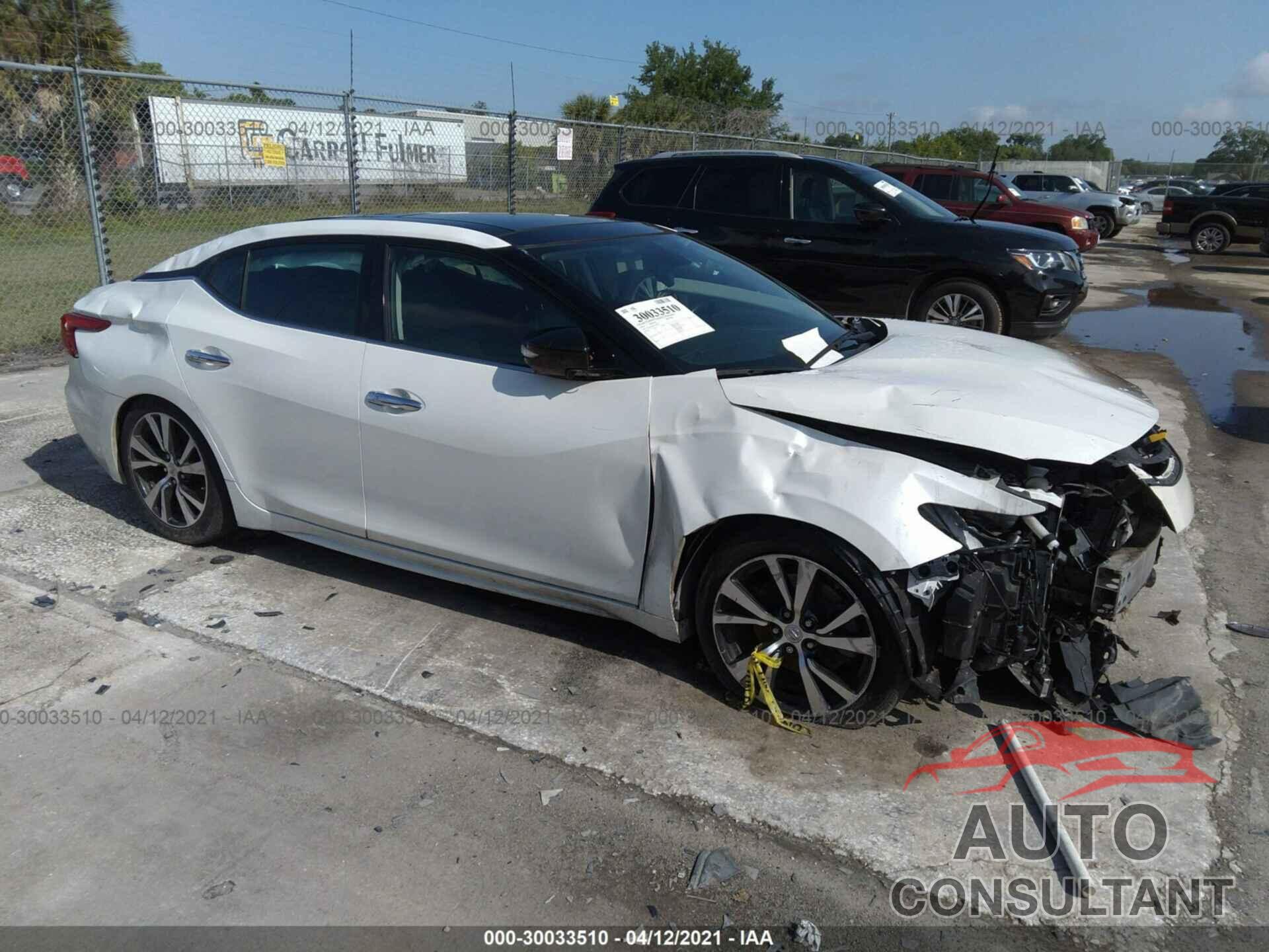 NISSAN MAXIMA 2016 - 1N4AA6AP9GC397674