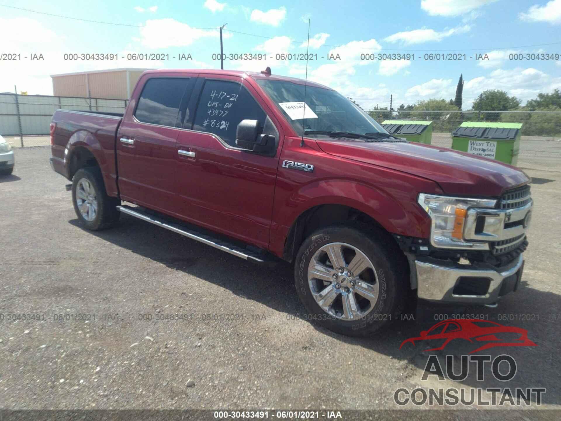 FORD F-150 2018 - 1FTEW1E50JKF74635