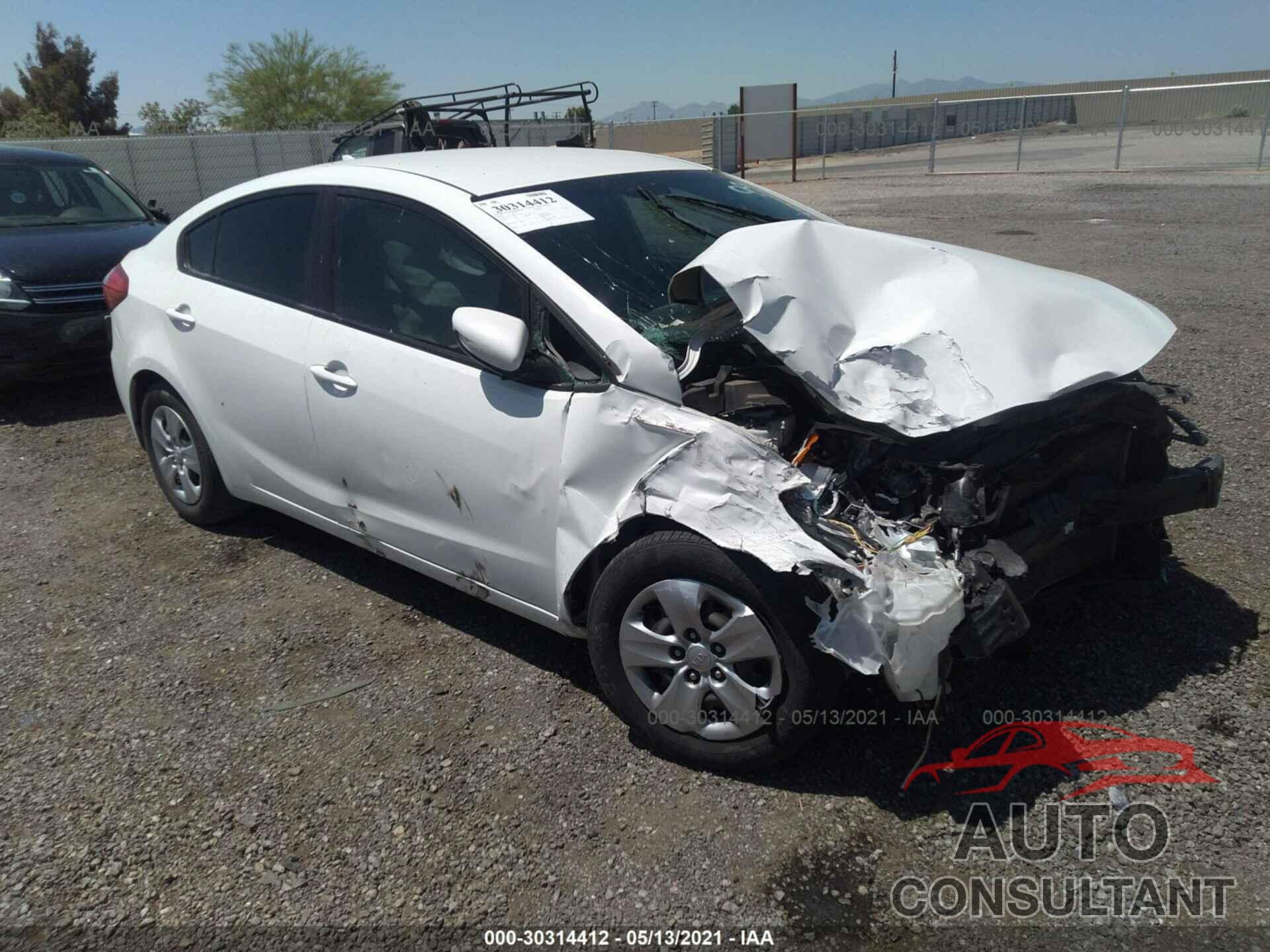 KIA FORTE 2016 - KNAFK4A60G5492828