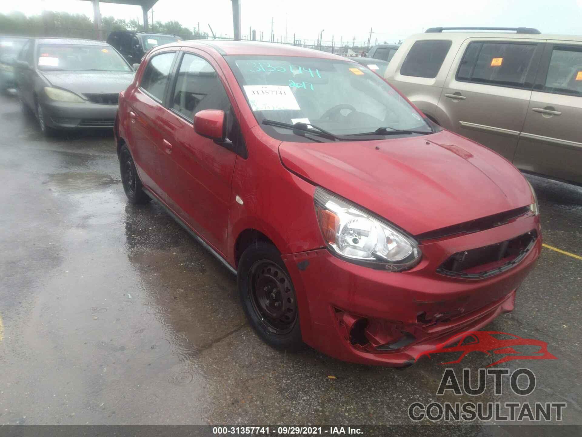 MITSUBISHI MIRAGE 2017 - ML32A3HJ8HH001529