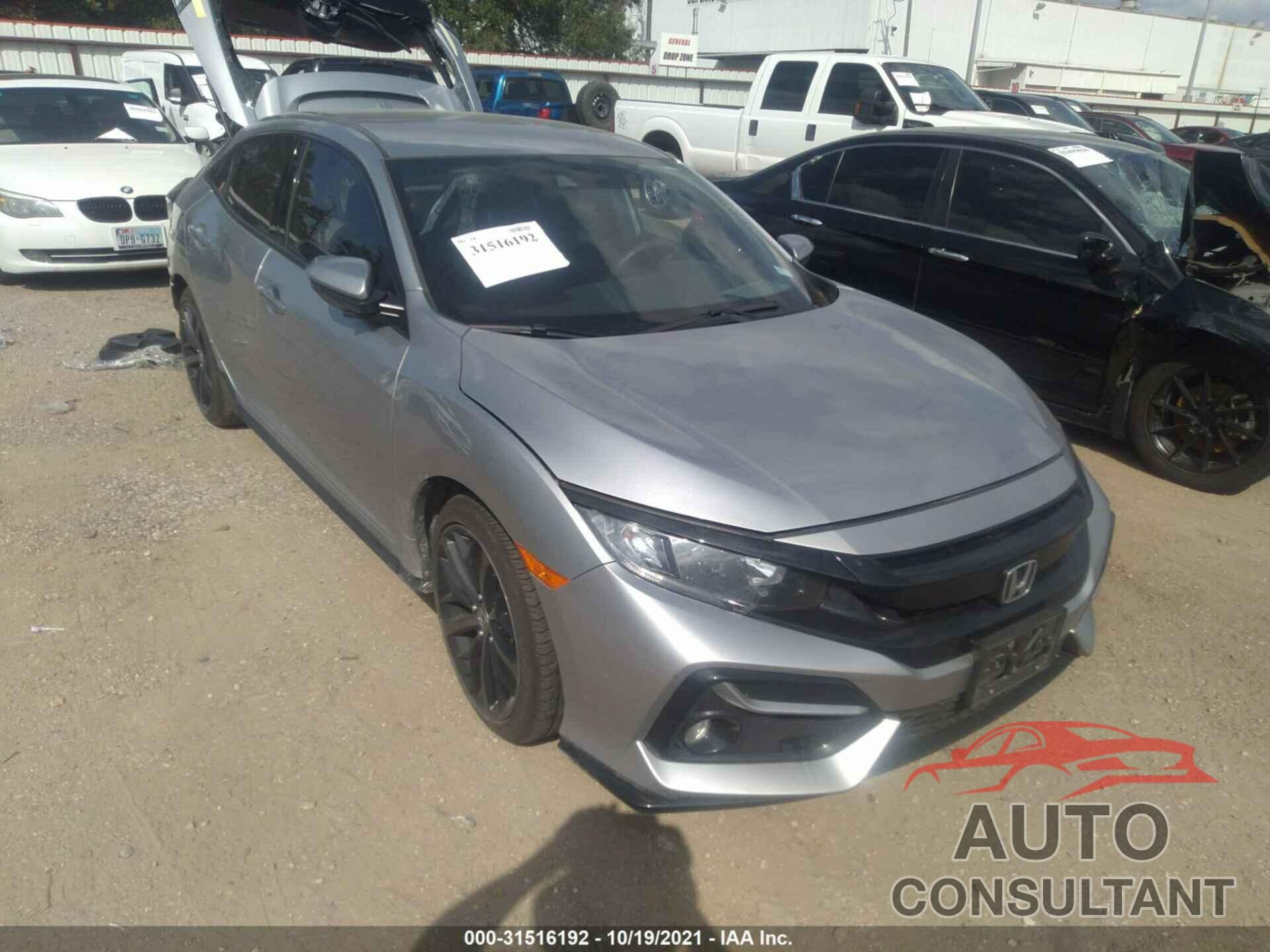 HONDA CIVIC HATCHBACK 2021 - SHHFK7G43MU223192