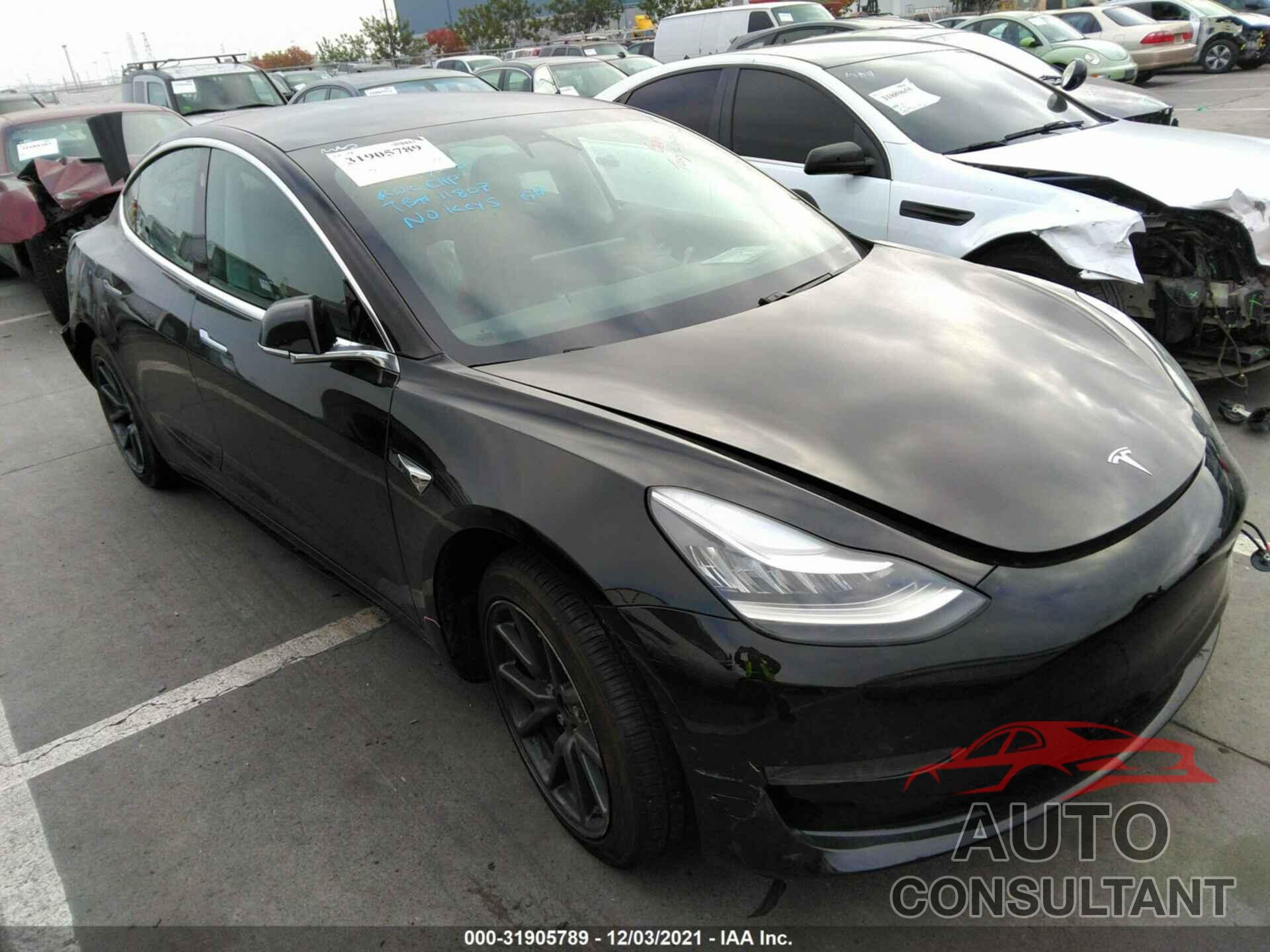 TESLA MODEL 3 2019 - 5YJ3E1EB1KF452669