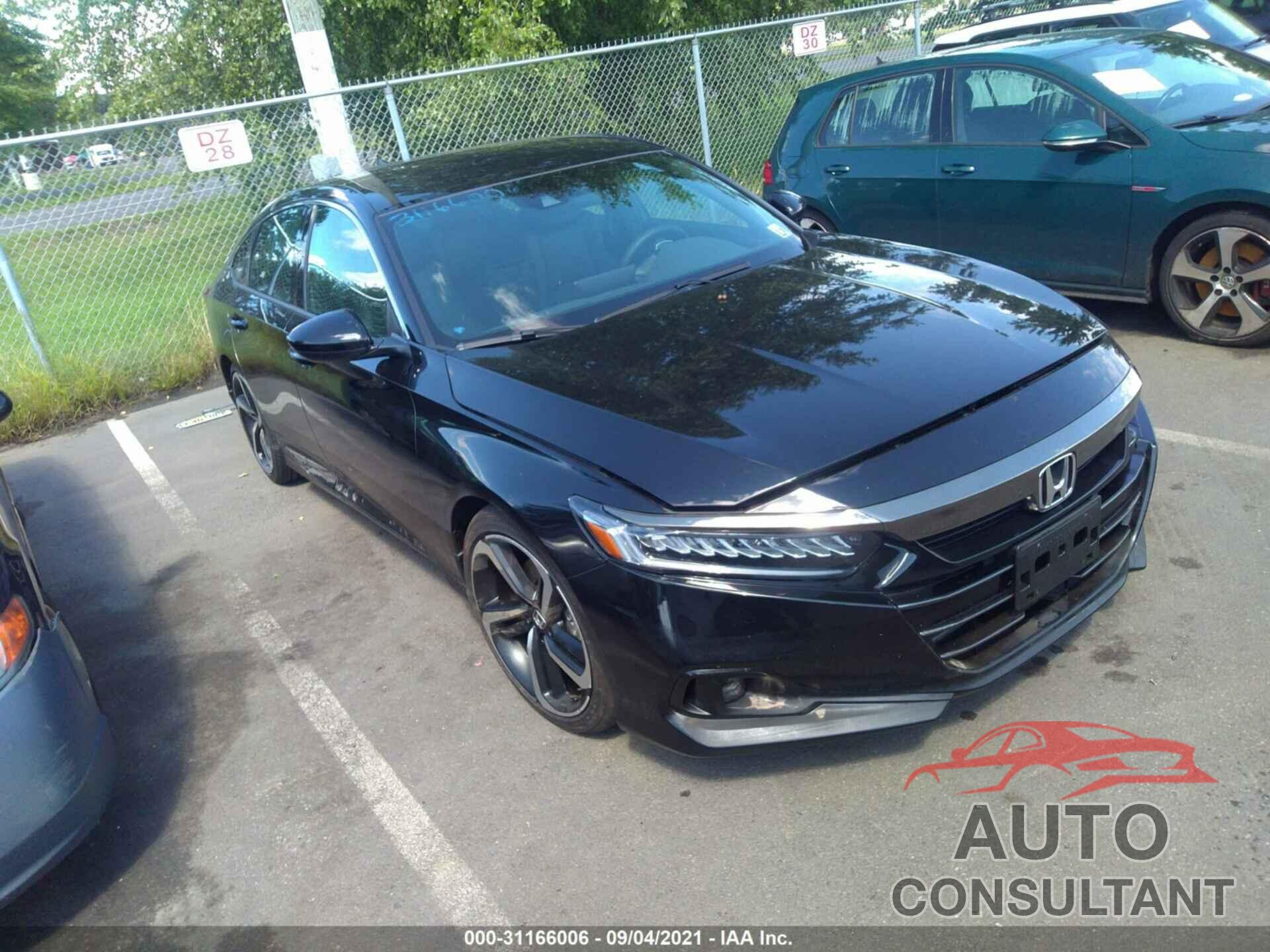 HONDA ACCORD SEDAN 2021 - 1HGCV1F31MA004663