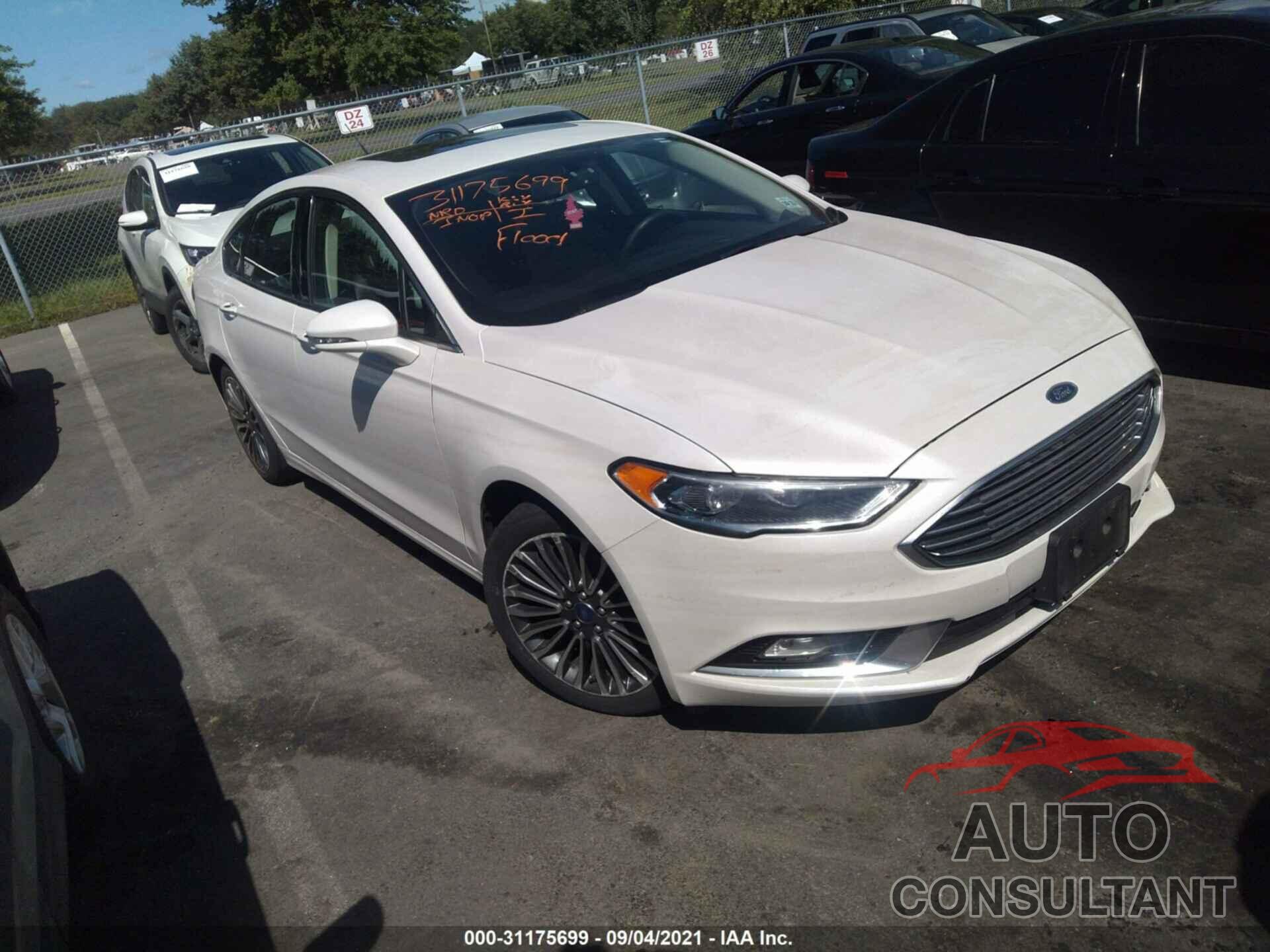 FORD FUSION 2017 - 3FA6P0H92HR203451
