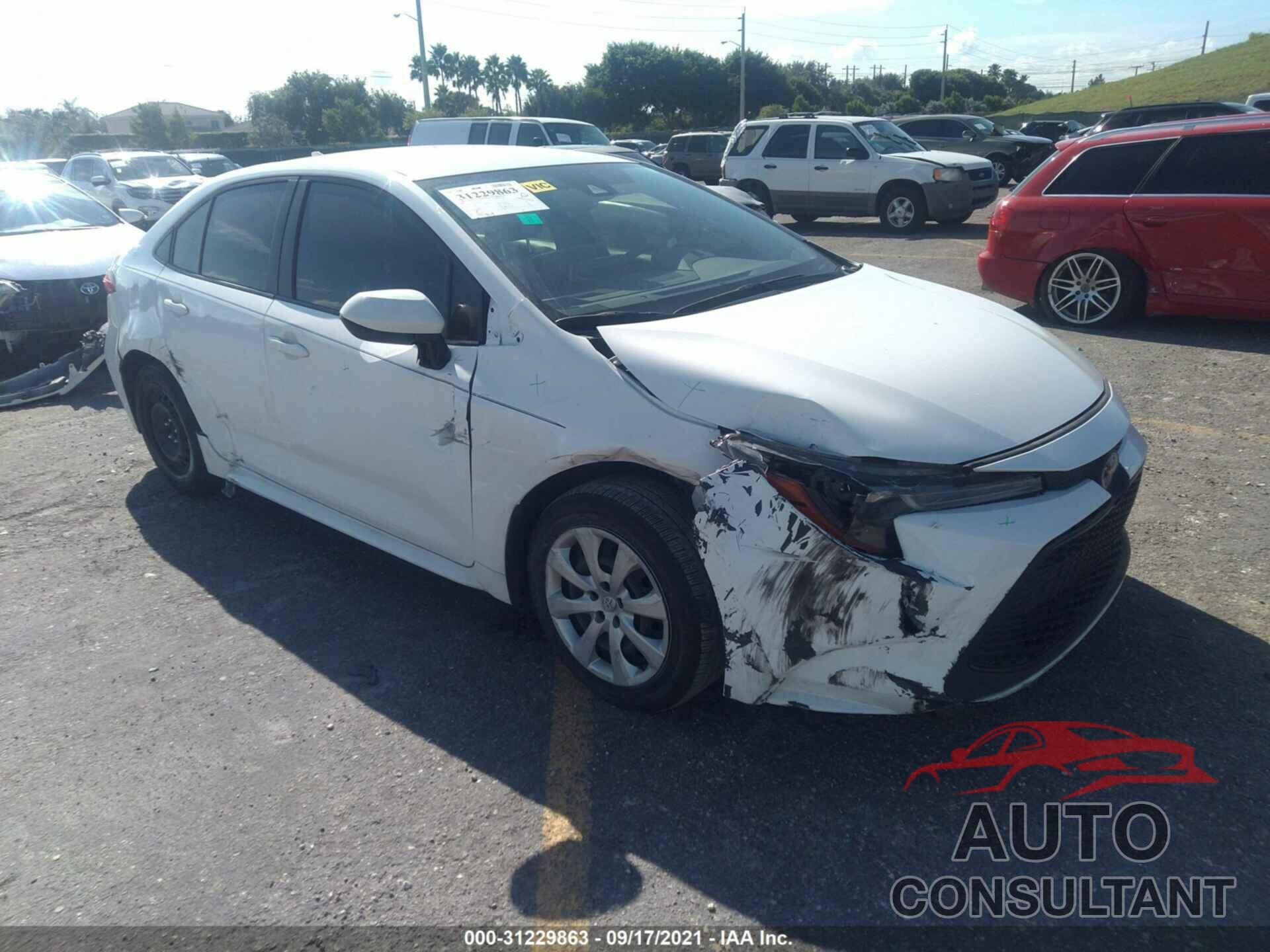TOYOTA COROLLA 2020 - JTDEPRAE8LJ091307