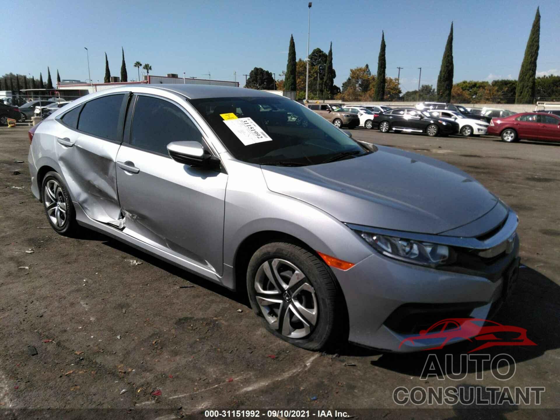 HONDA CIVIC SEDAN 2018 - 2HGFC2F58JH501541