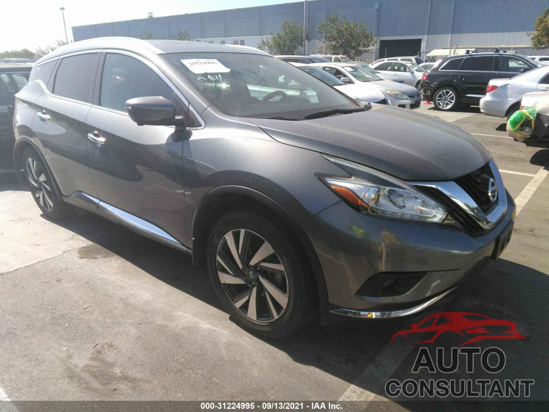 NISSAN MURANO 2016 - 5N1AZ2MG9GN110034