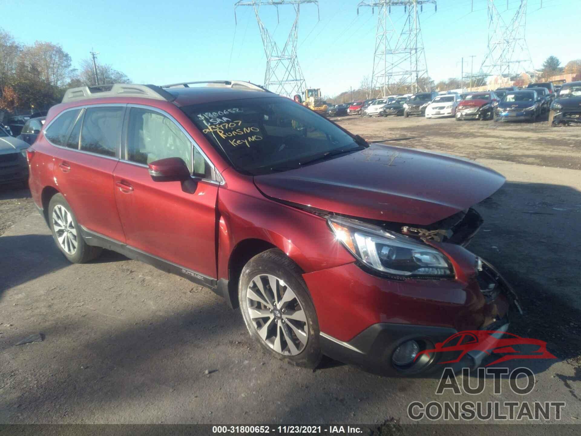 SUBARU OUTBACK 2017 - 4S4BSANC0H3429964