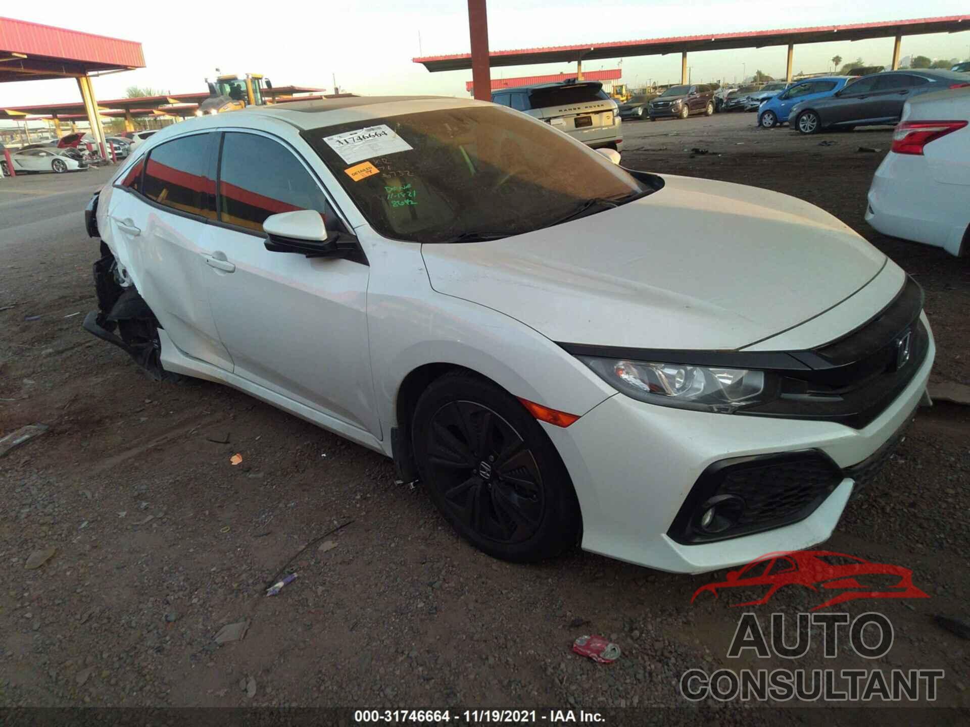 HONDA CIVIC HATCHBACK 2018 - SHHFK7H54JU236732
