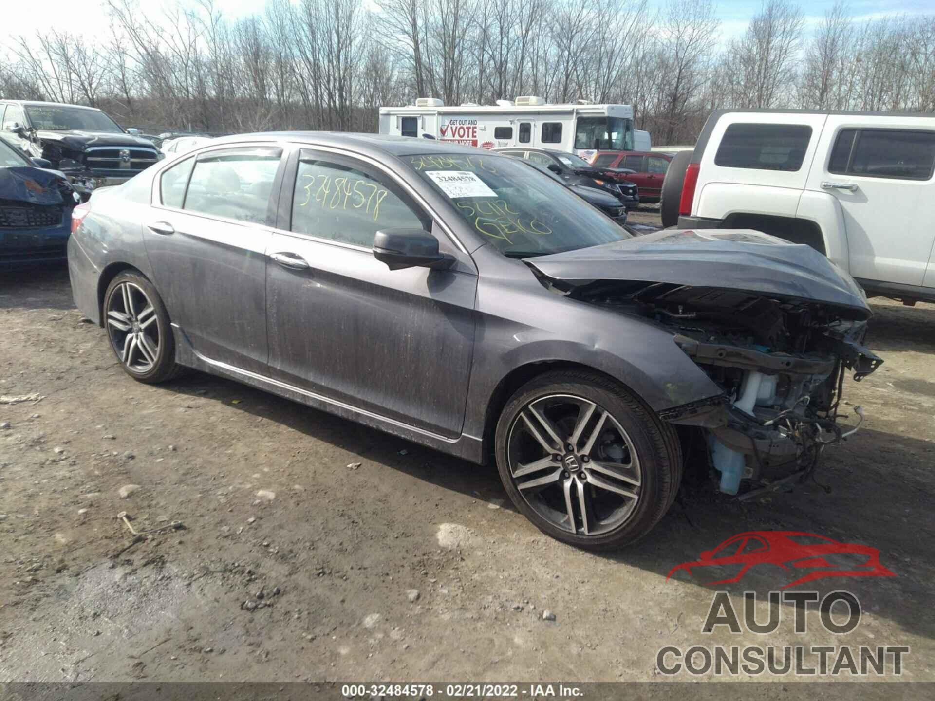 HONDA ACCORD SEDAN 2017 - 1HGCR3F9XHA044511