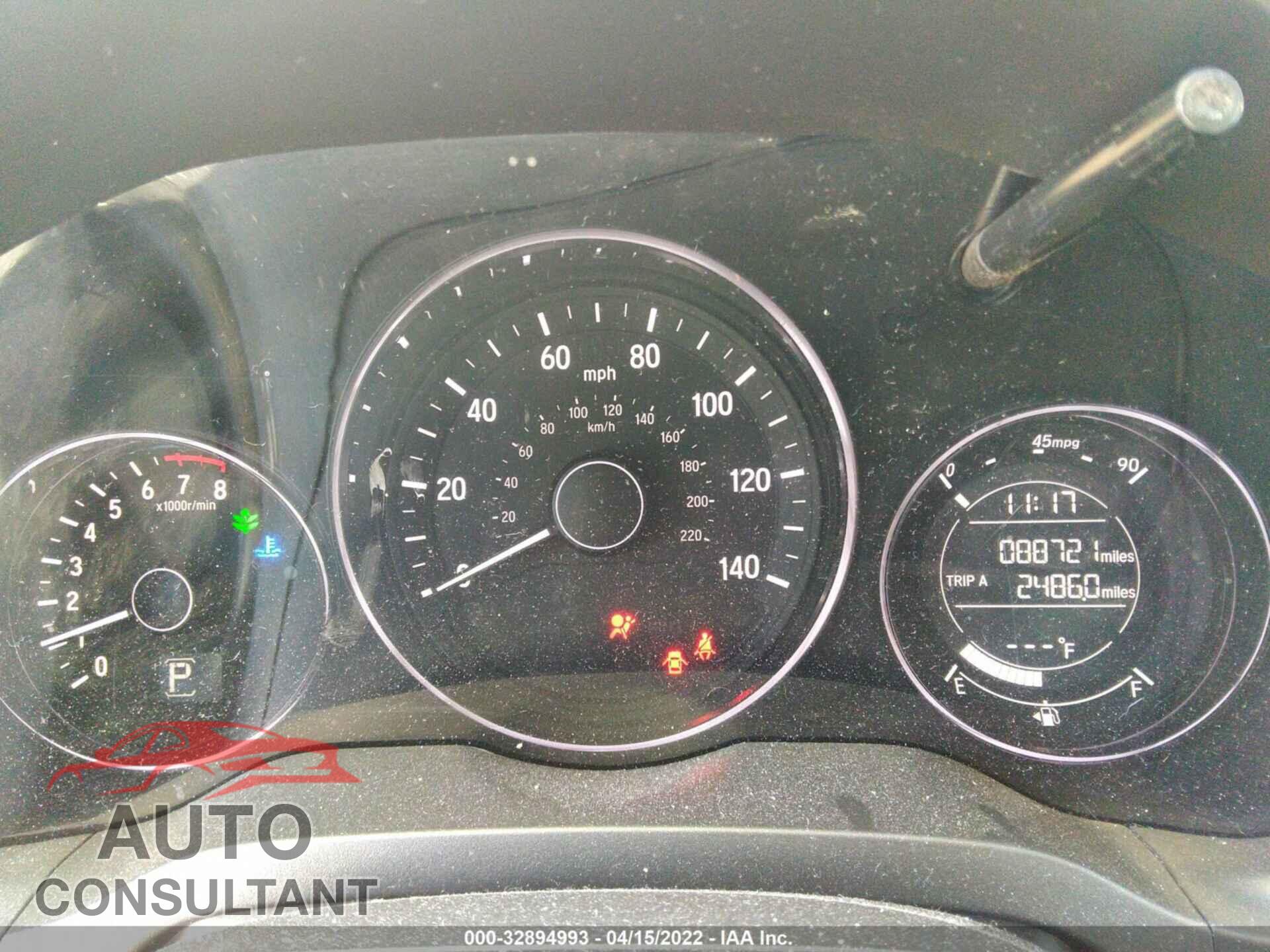 HONDA HR-V 2016 - 3CZRU6H77GM757575