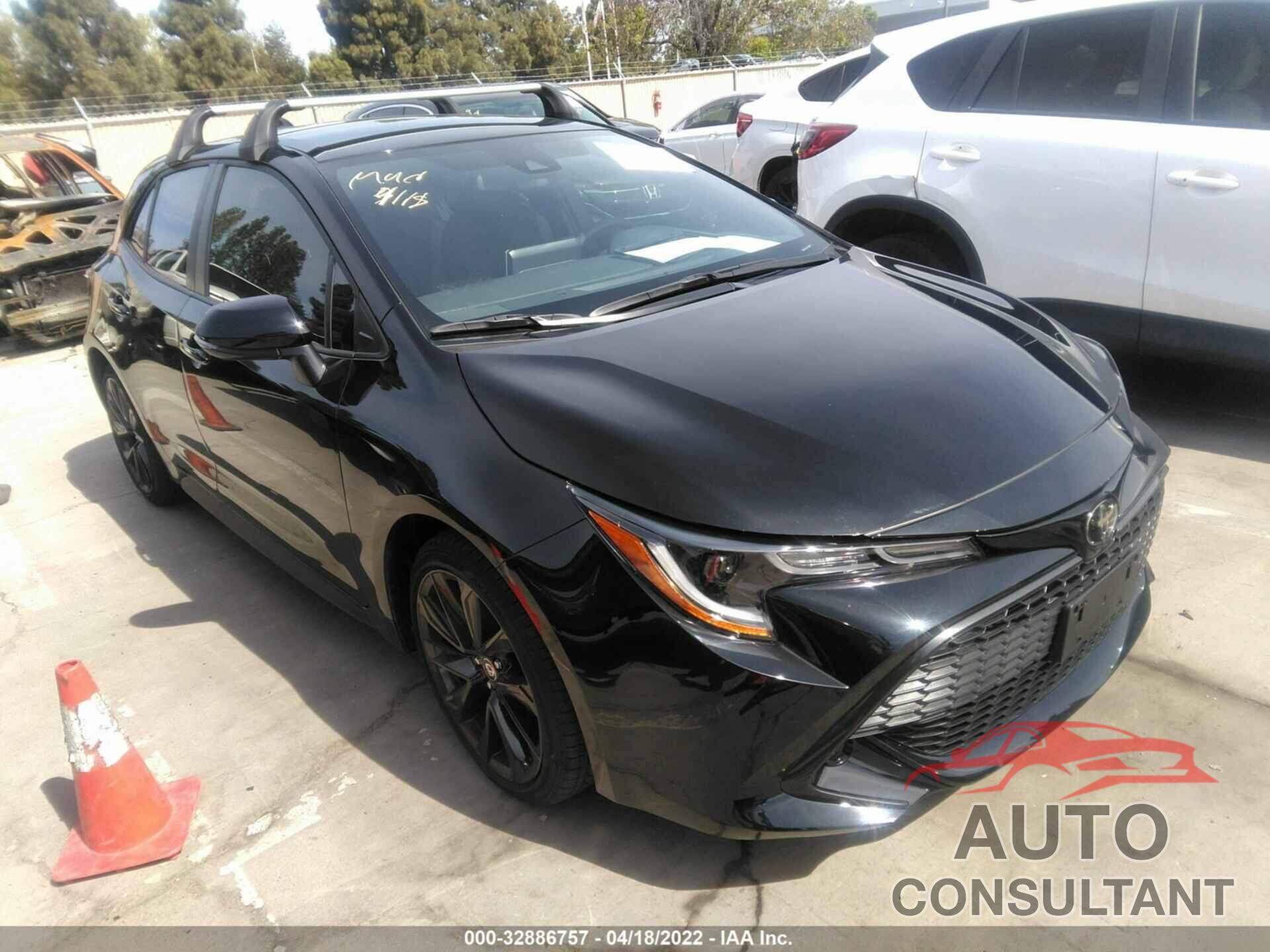 TOYOTA COROLLA HATCHBACK 2022 - JTND4MBE9N3162572