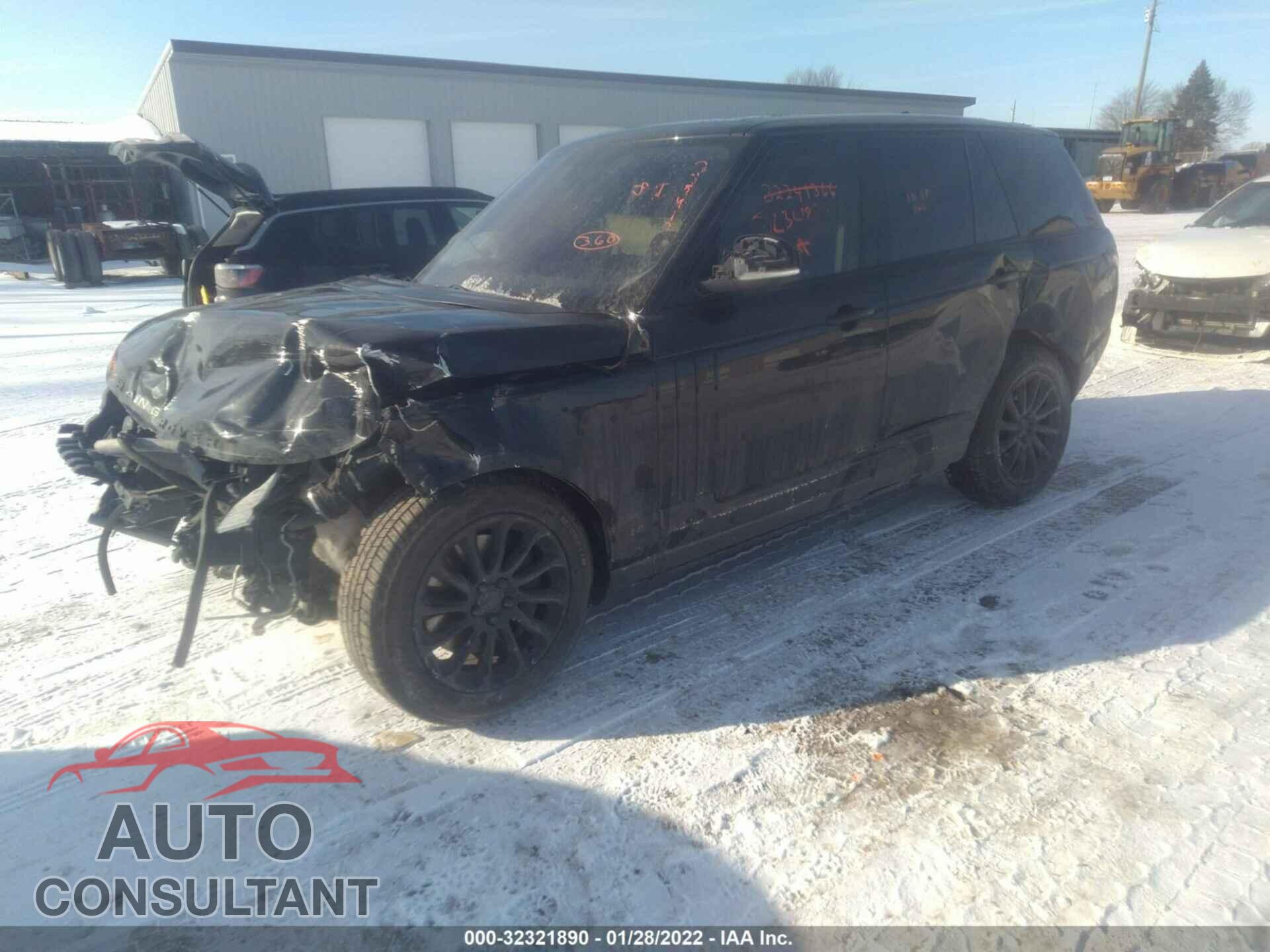 LAND ROVER RANGE ROVER 2016 - SALGS2VF9GA254465