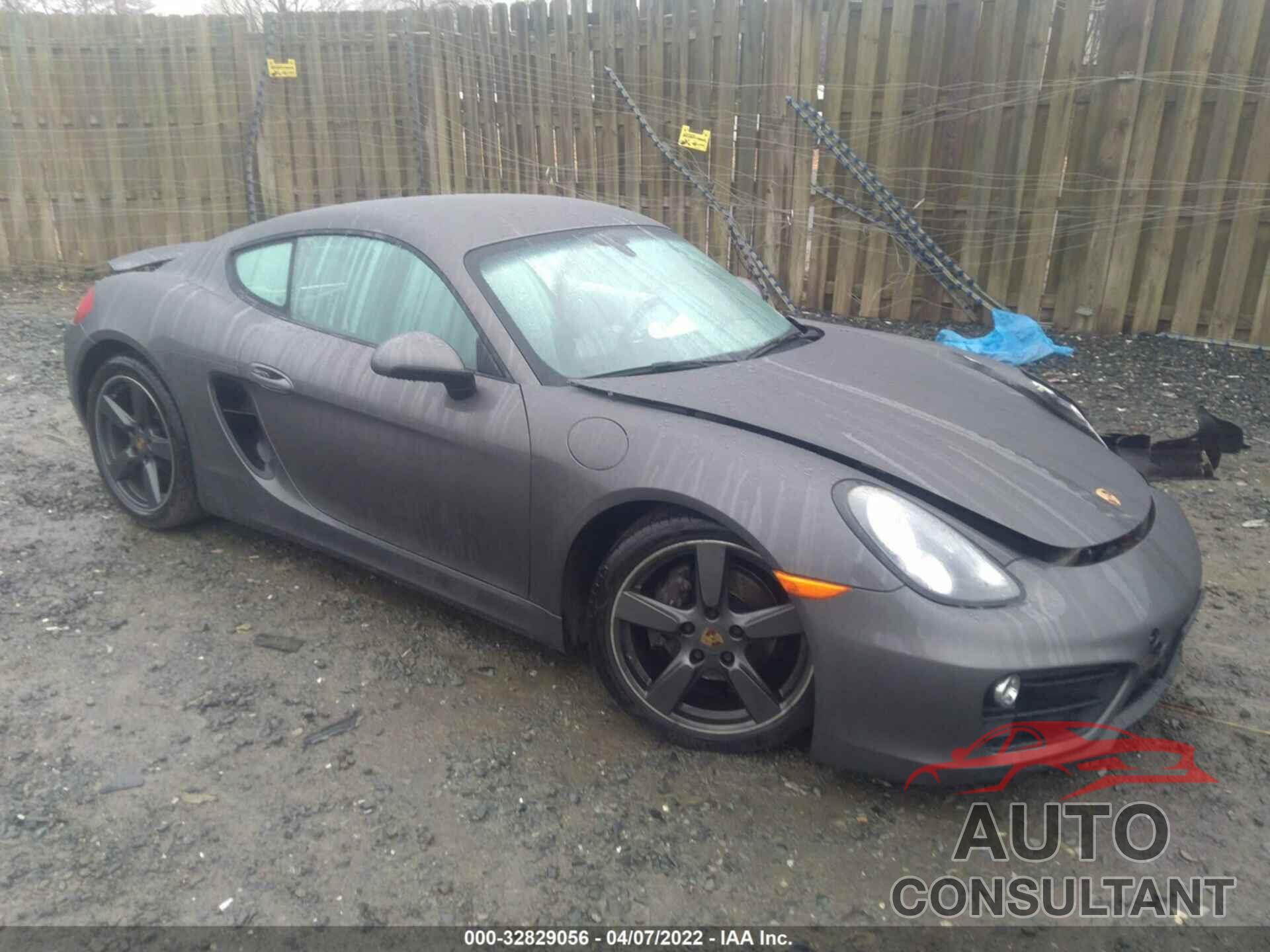 PORSCHE CAYMAN 2016 - WP0AA2A85GK170063