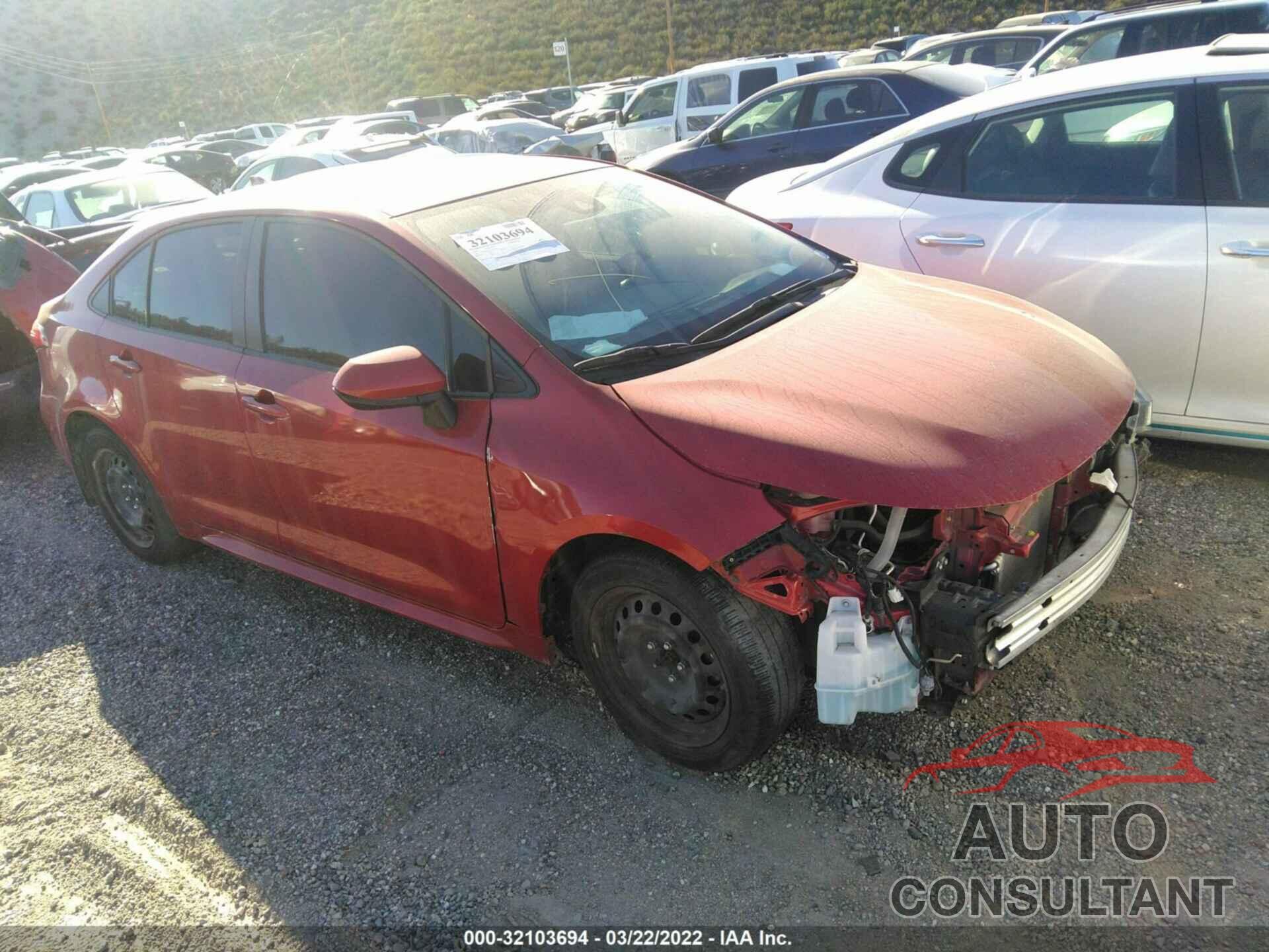 TOYOTA COROLLA 2020 - JTDEPRAEXLJ083399