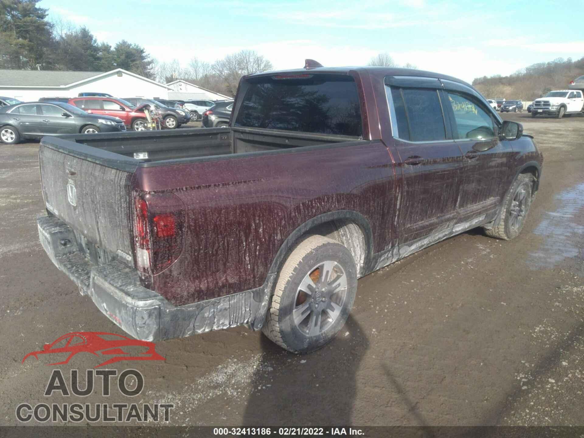HONDA RIDGELINE 2017 - 5FPYK3F54HB015414
