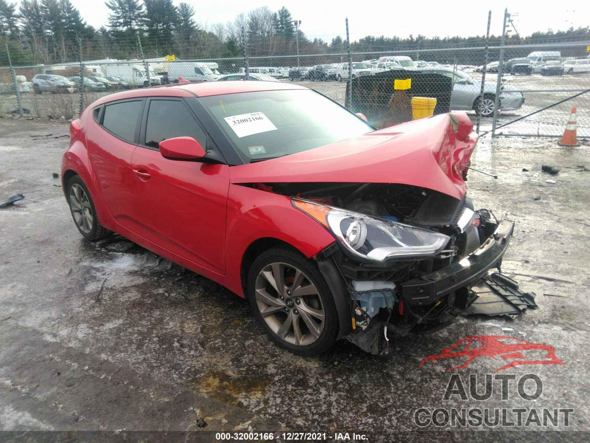 HYUNDAI VELOSTER 2017 - KMHTC6AD2HU305816