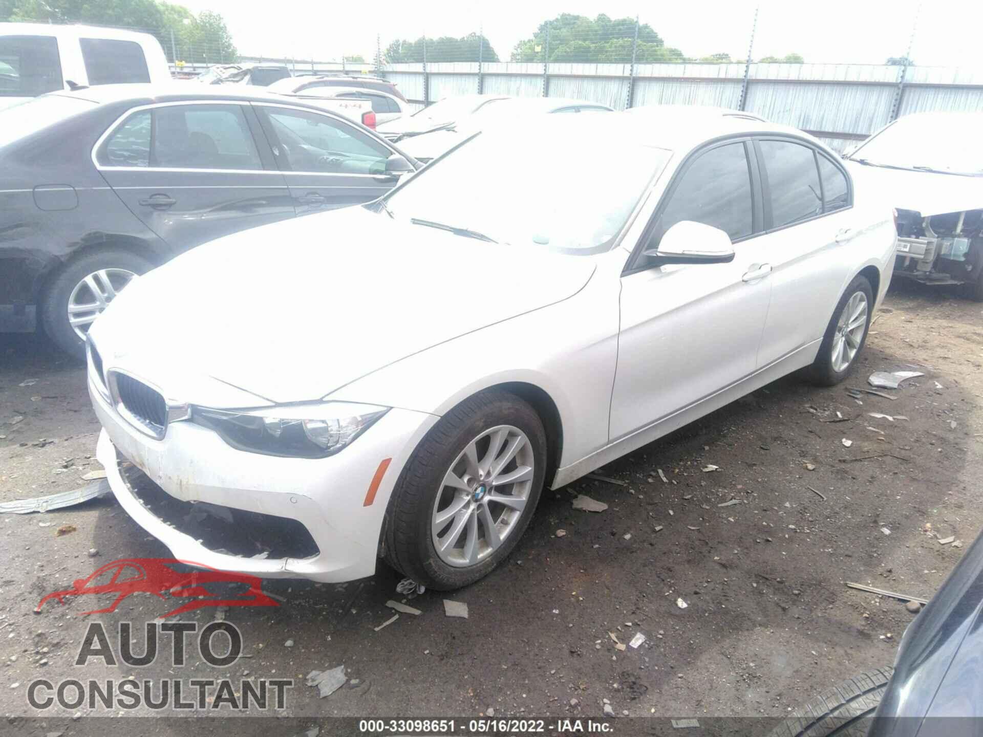 BMW 3 SERIES 2016 - WBA8A3C57GK690933