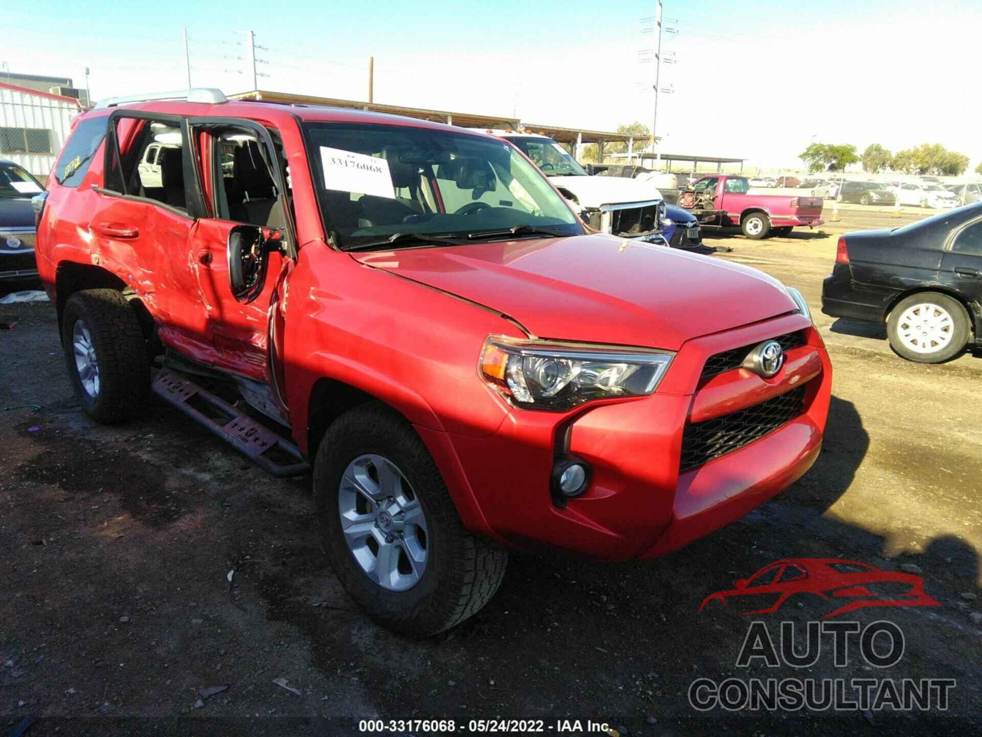 TOYOTA 4RUNNER 2017 - JTEBU5JR8H5456264