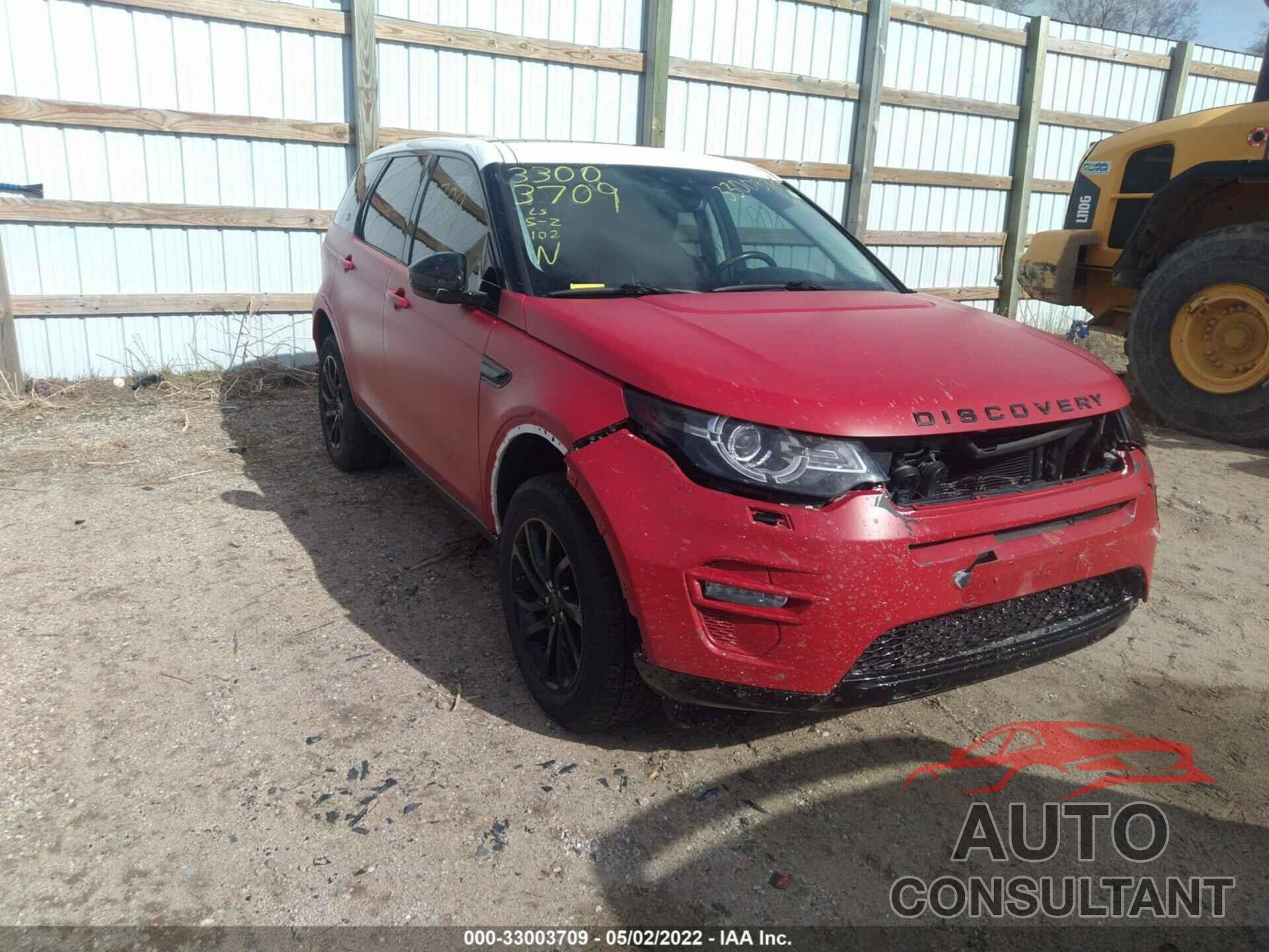 LAND ROVER DISCOVERY SPORT 2016 - SALCR2BG2GH550264