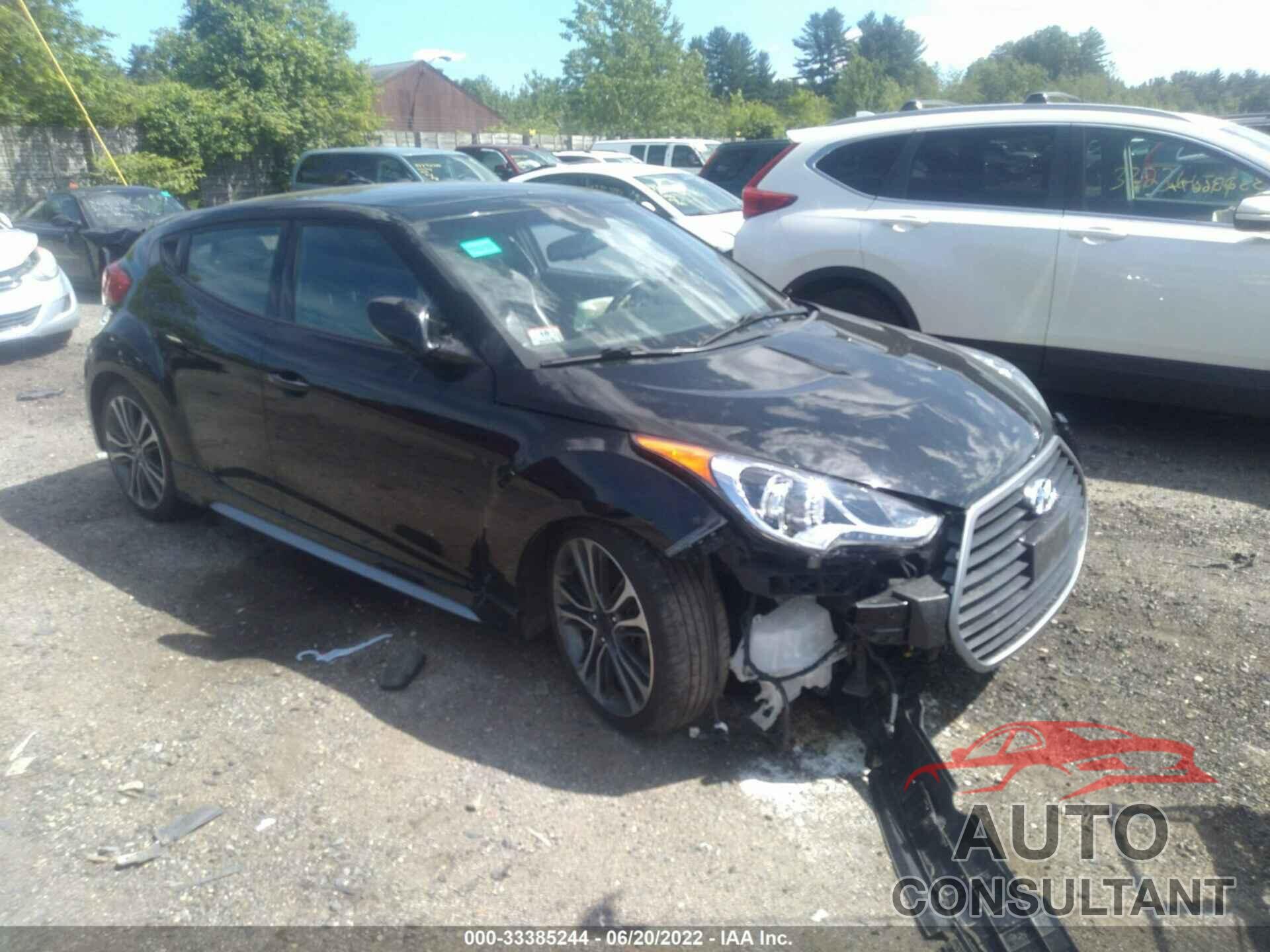 HYUNDAI VELOSTER 2016 - KMHTC6AE4GU254293