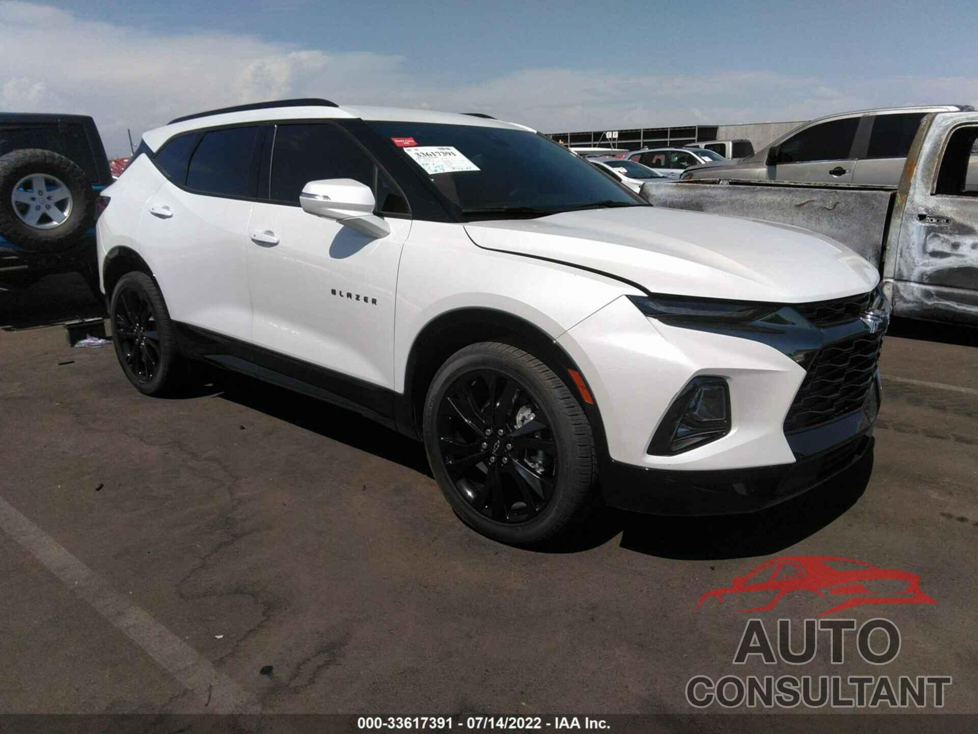 CHEVROLET BLAZER 2021 - 3GNKBERS4MS562641